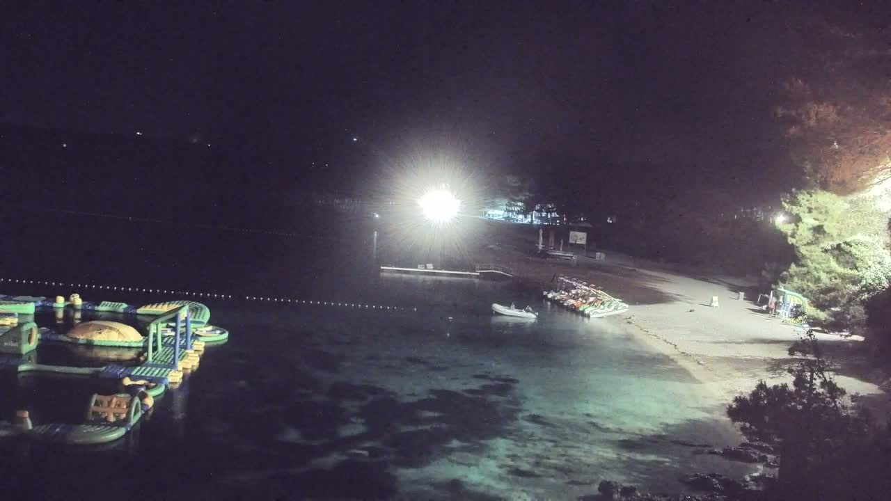 Otok  Brač Island, Bol Village Zlatni Rat Beach (Golden Horn Beach) Live Cam - Bol, Brac Island, Split-Dalmatia, Croatia