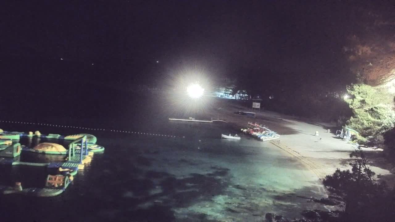 Otok  Brač Island, Bol Village Zlatni Rat Beach (Golden Horn Beach) Live Cam - Bol, Brac Island, Split-Dalmatia, Croatia