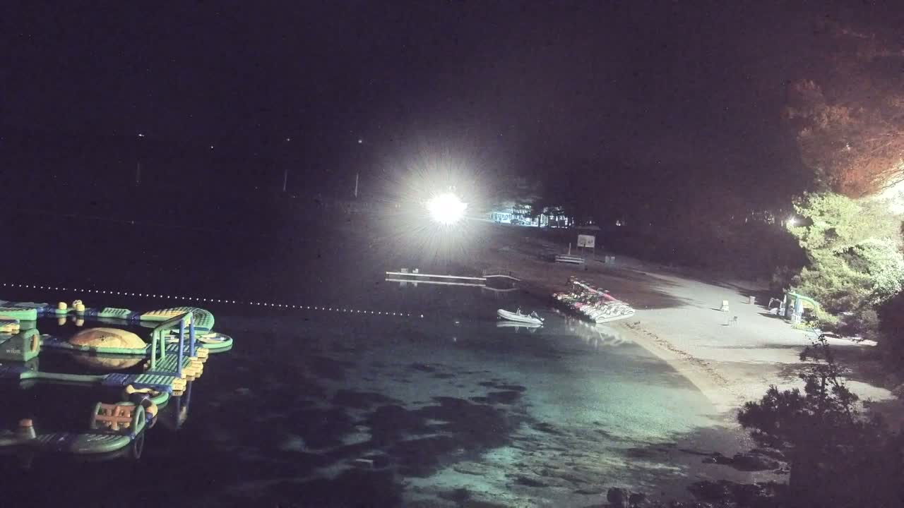 Otok  Brač Island, Bol Village Zlatni Rat Beach (Golden Horn Beach) Live Cam - Bol, Brac Island, Split-Dalmatia, Croatia
