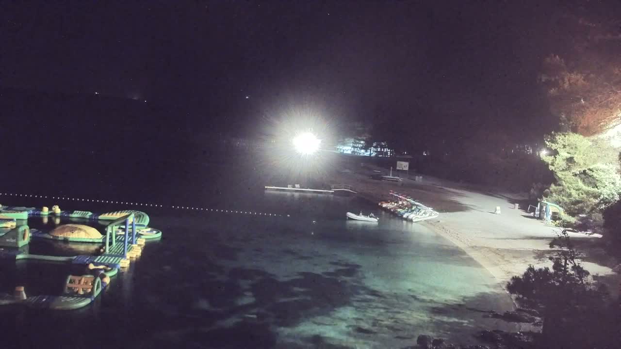 Otok  Brač Island, Bol Village Zlatni Rat Beach (Golden Horn Beach) Live Cam - Bol, Brac Island, Split-Dalmatia, Croatia