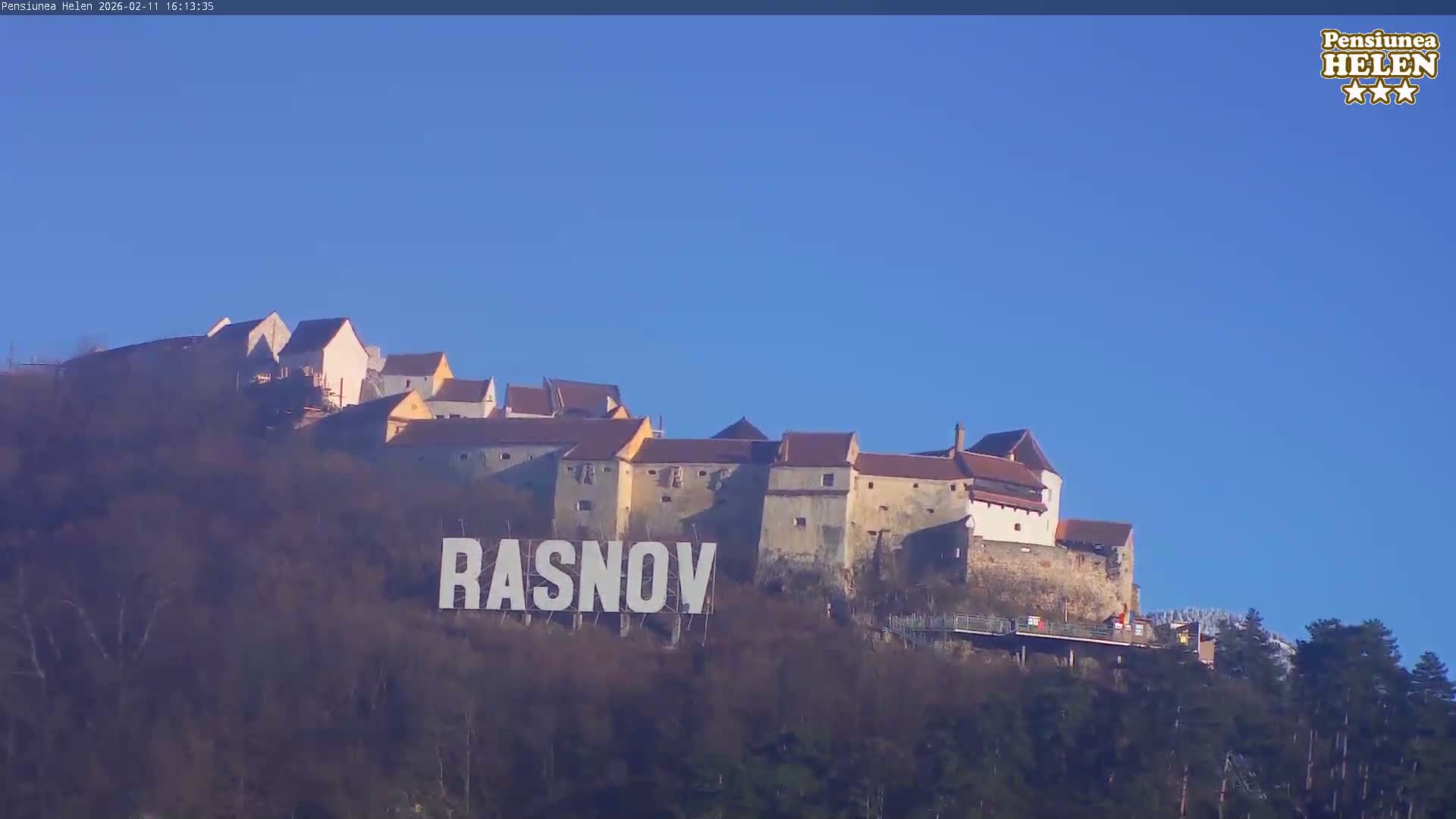Rasnov Fortress ( Cetetea Râșnov) Live Cam - Râșnov, Braşov, Romania