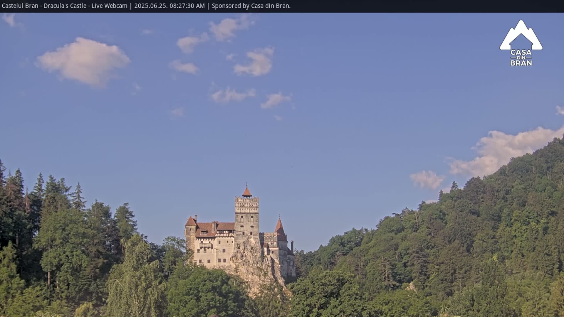 Bran, Dracula's Castle ( Castelul Bran) Live Cam - Bran, Braşov, Romania