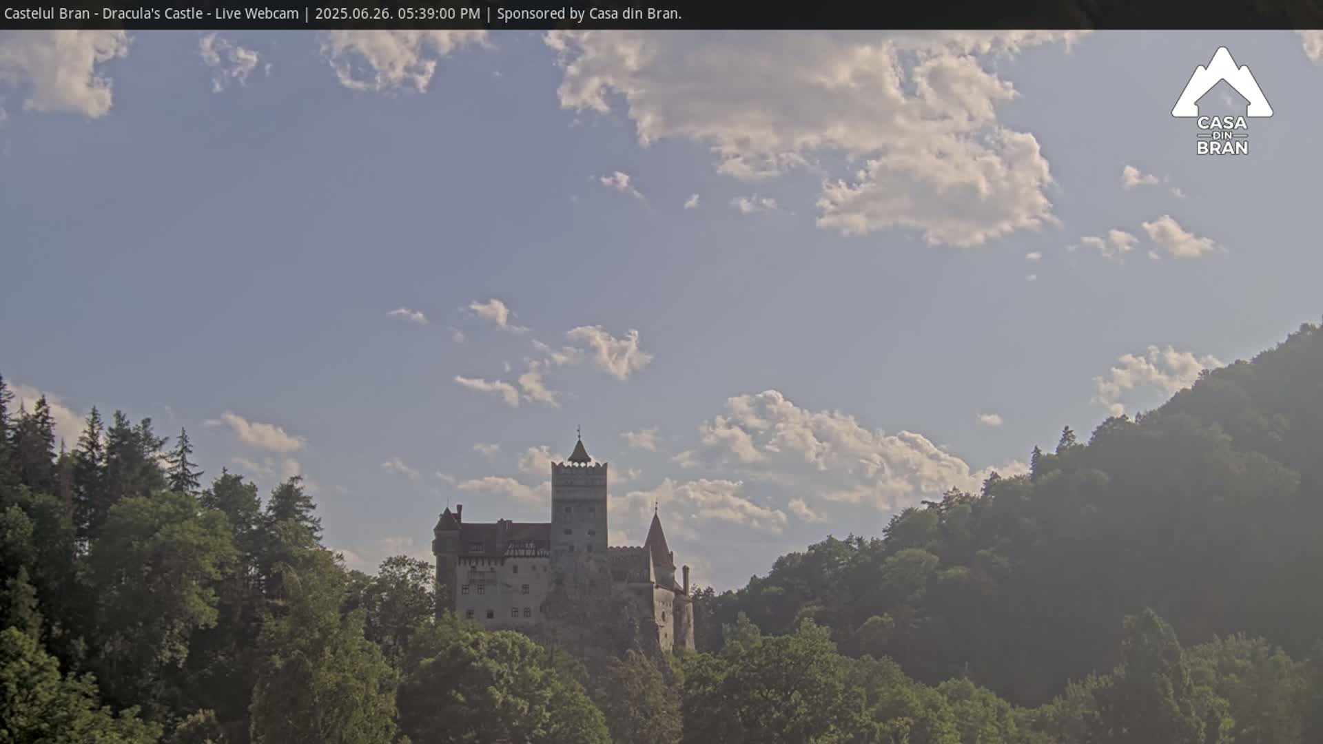 Bran, Dracula's Castle ( Castelul Bran) Live Cam - Bran, Braşov, Romania