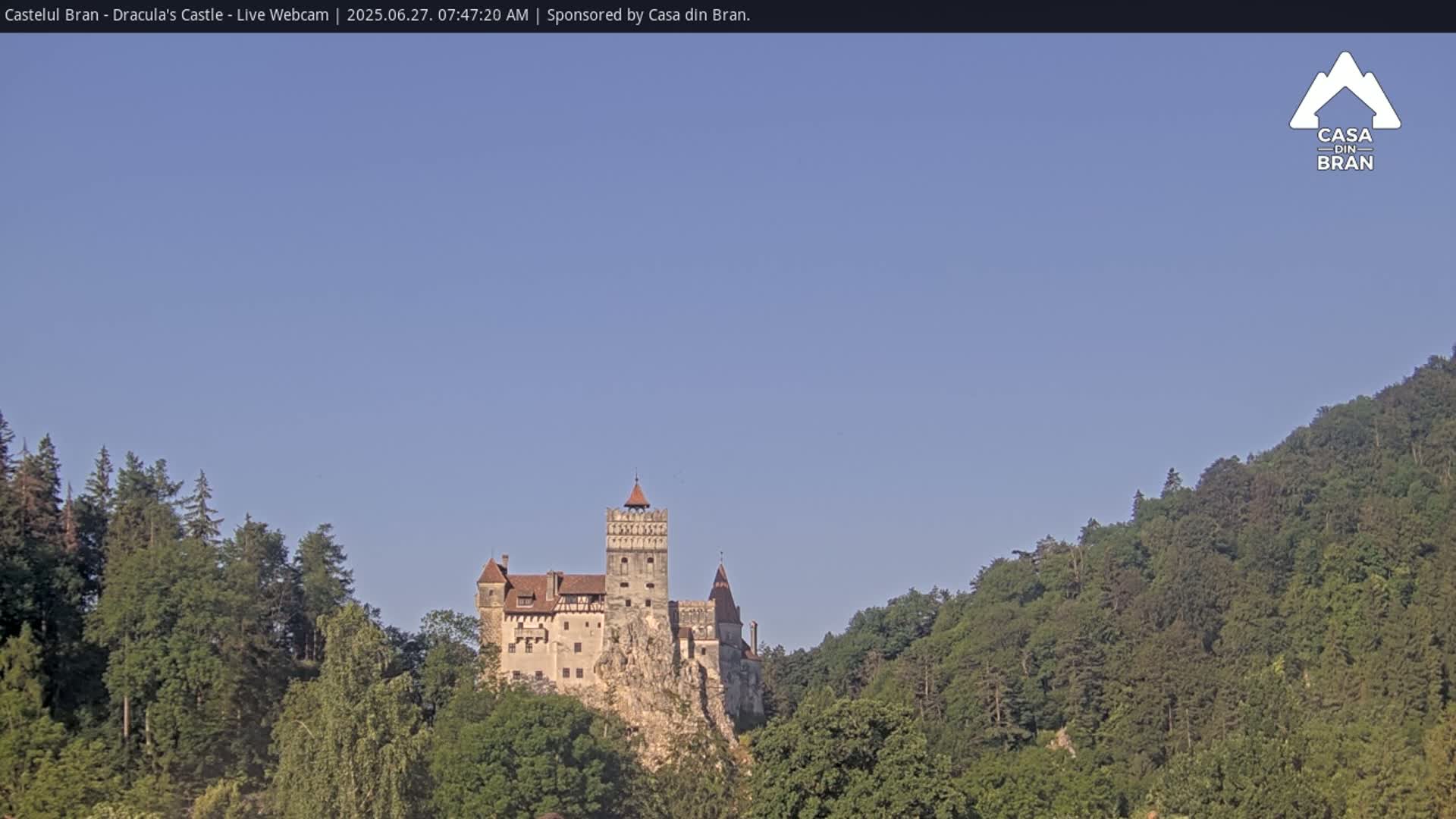 Bran, Dracula's Castle ( Castelul Bran) Live Cam - Bran, Braşov, Romania