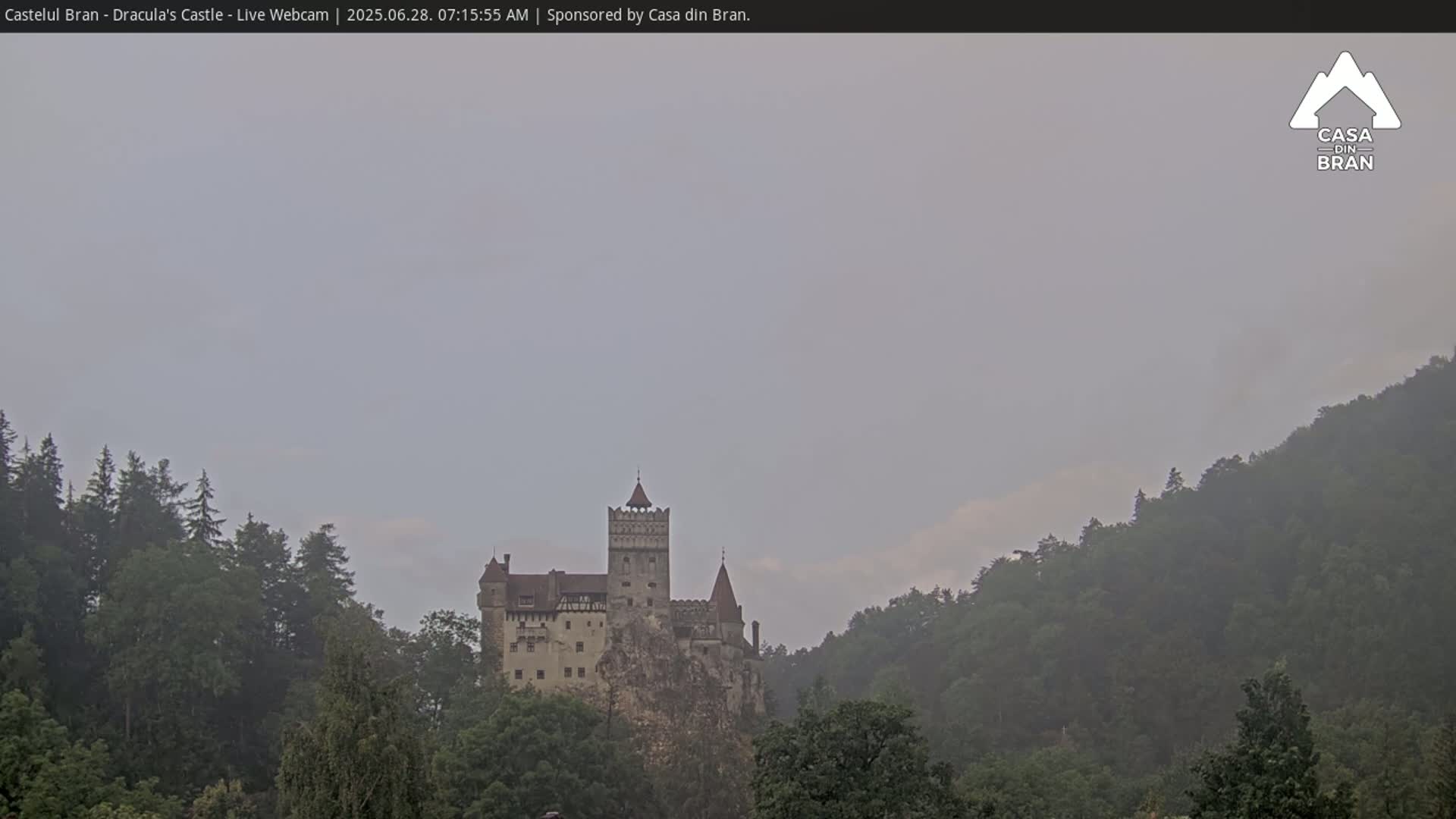 Bran, Dracula's Castle ( Castelul Bran) Live Cam - Bran, Braşov, Romania