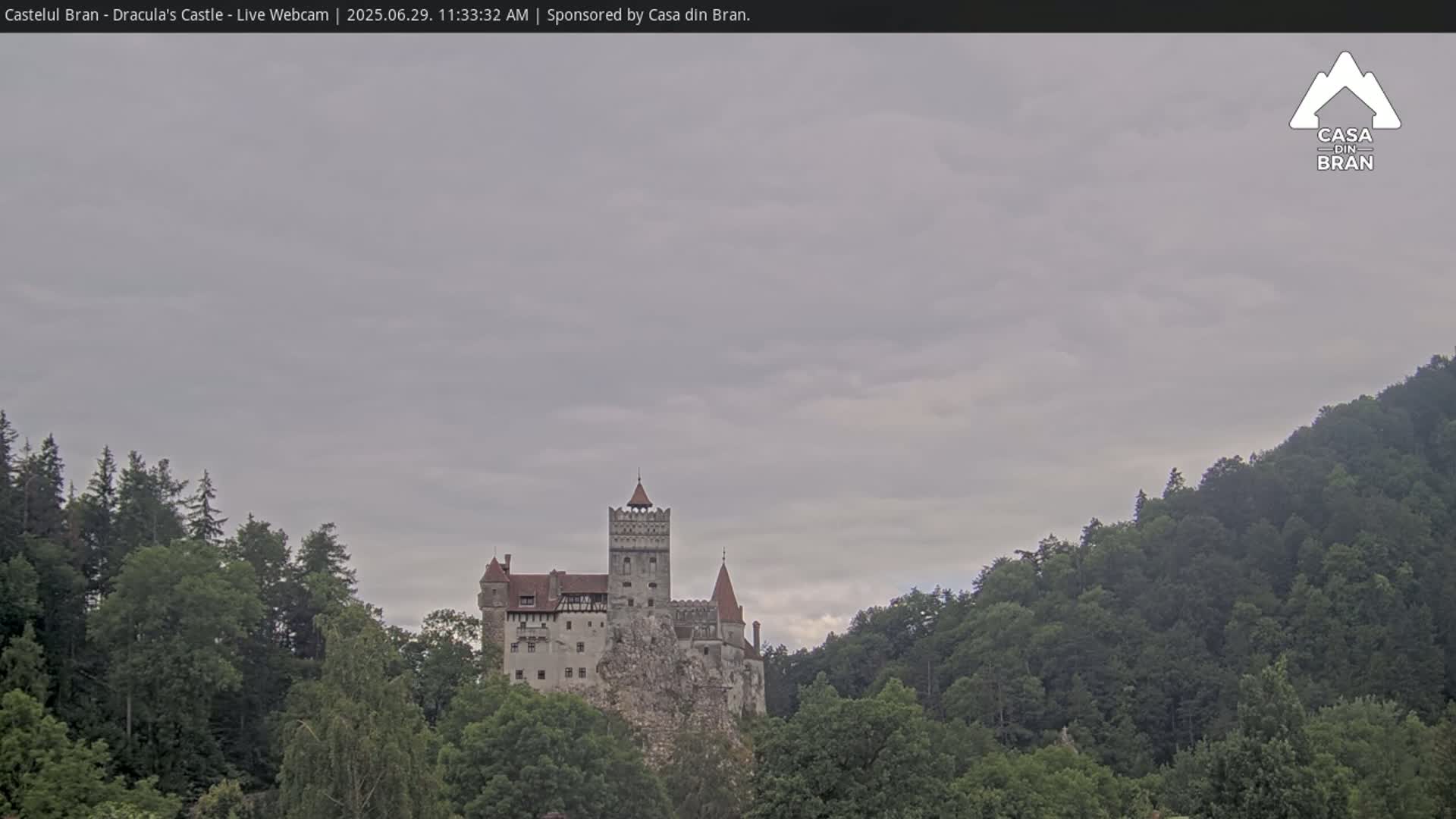 Bran, Dracula's Castle ( Castelul Bran) Live Cam - Bran, Braşov, Romania