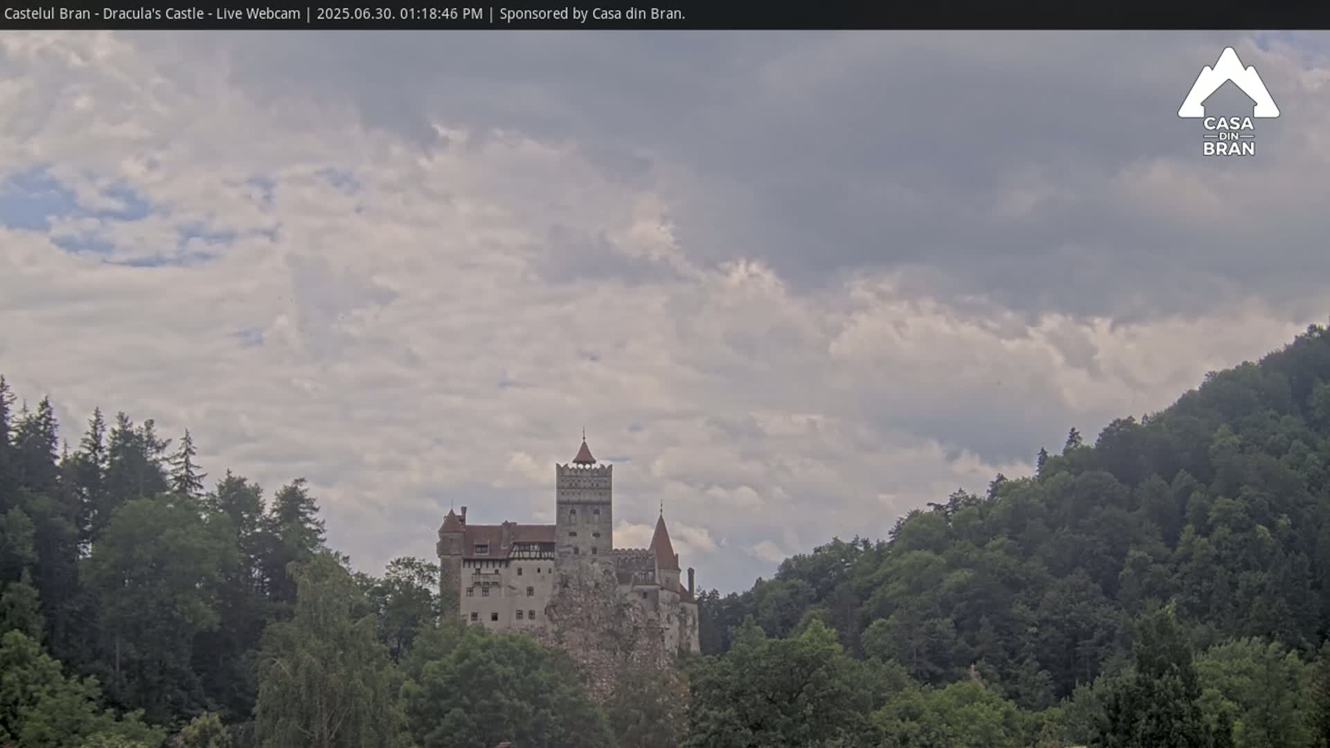 Bran, Dracula's Castle ( Castelul Bran) Live Cam - Bran, Braşov, Romania