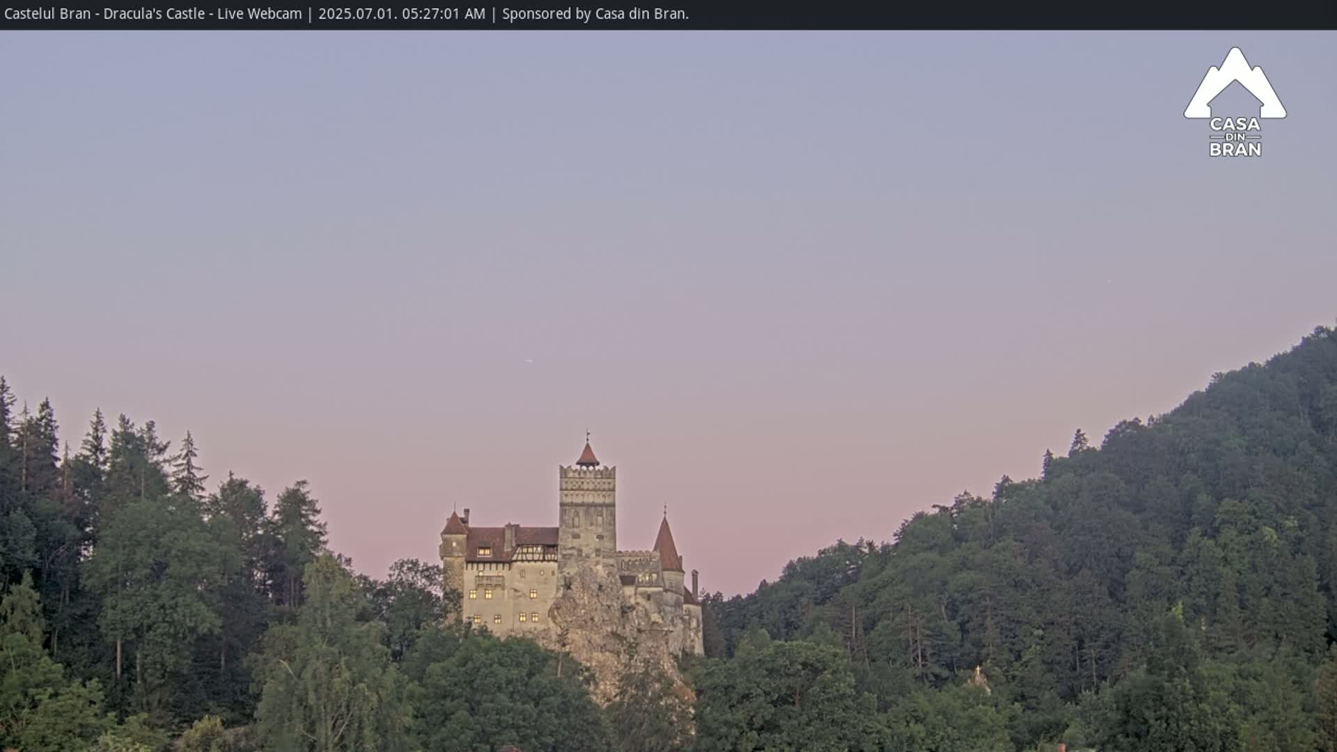 Bran, Dracula's Castle ( Castelul Bran) Live Cam - Bran, Braşov, Romania