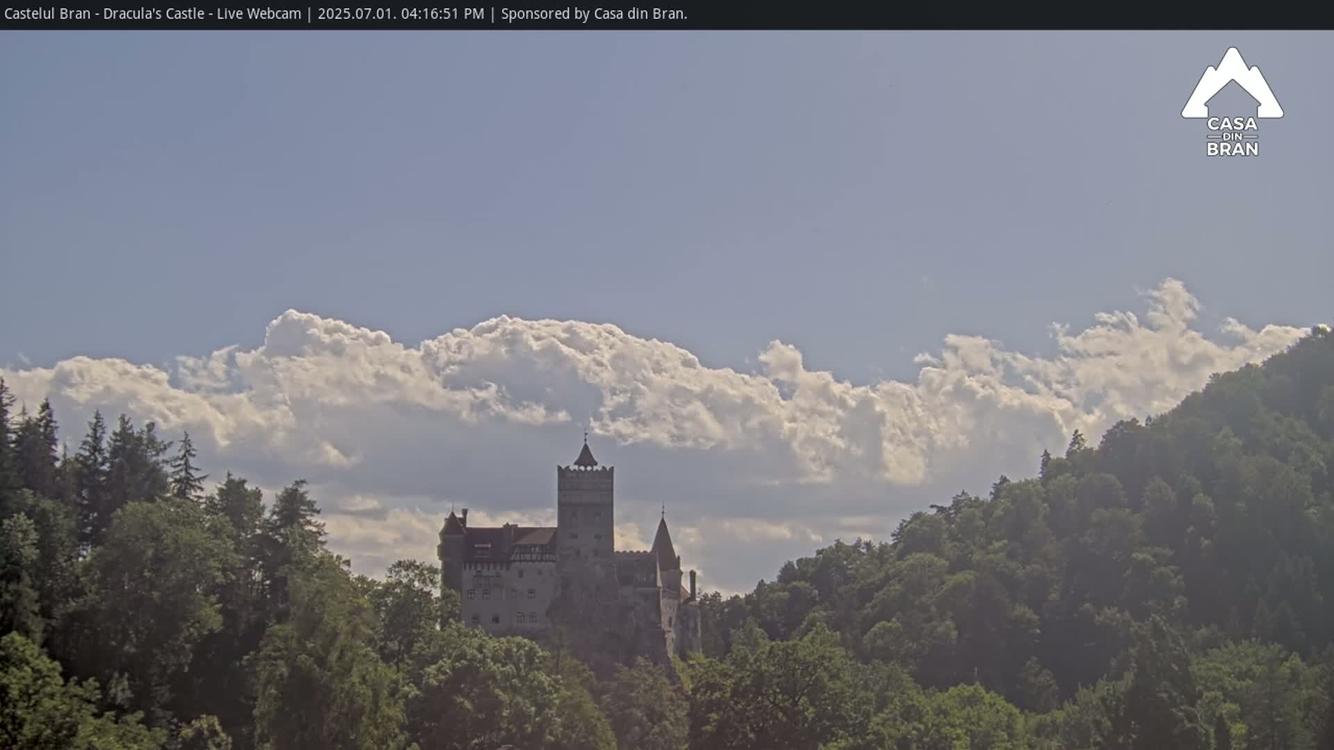 Bran, Dracula's Castle ( Castelul Bran) Live Cam - Bran, Braşov, Romania