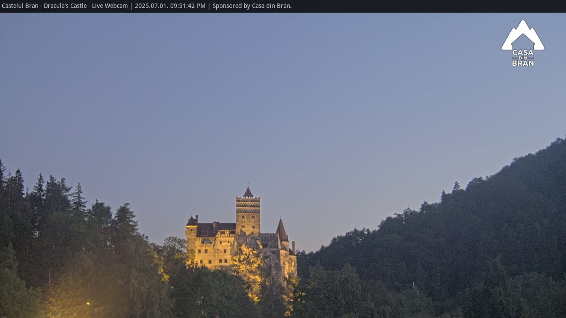 Bran, Dracula's Castle ( Castelul Bran) Live Cam - Bran, Braşov, Romania