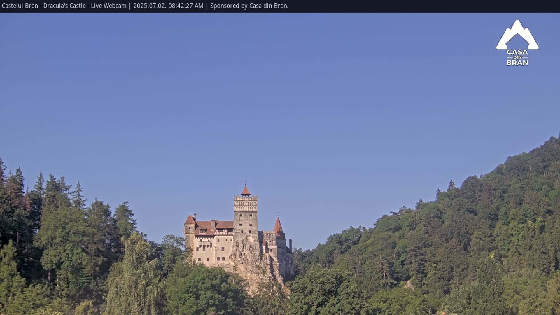 Bran, Dracula's Castle ( Castelul Bran) Live Cam - Bran, Braşov, Romania