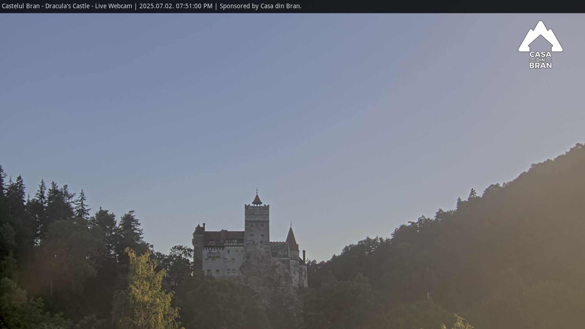 Bran, Dracula's Castle ( Castelul Bran) Live Cam - Bran, Braşov, Romania
