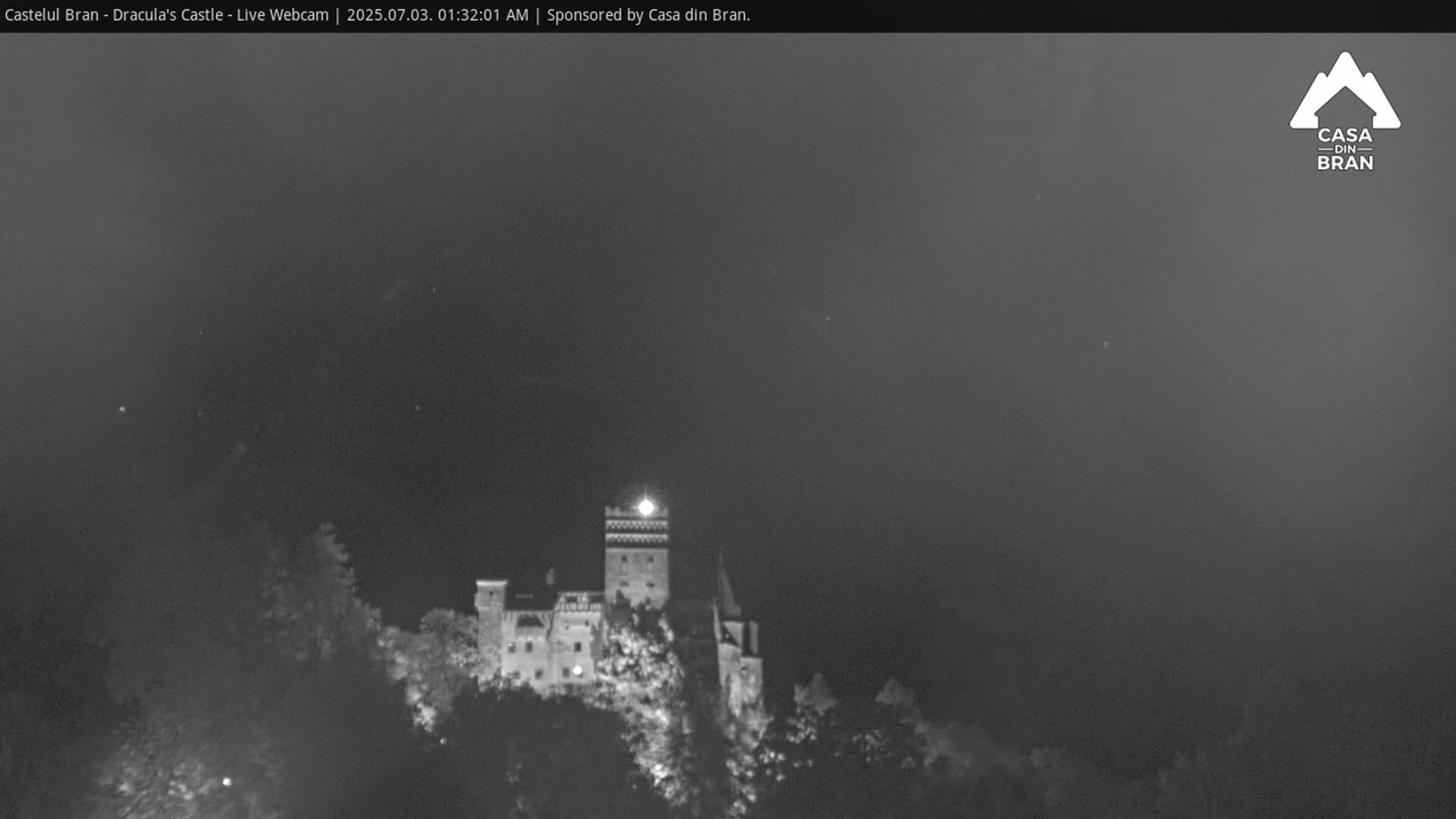 Bran, Dracula's Castle ( Castelul Bran) Live Cam - Bran, Braşov, Romania