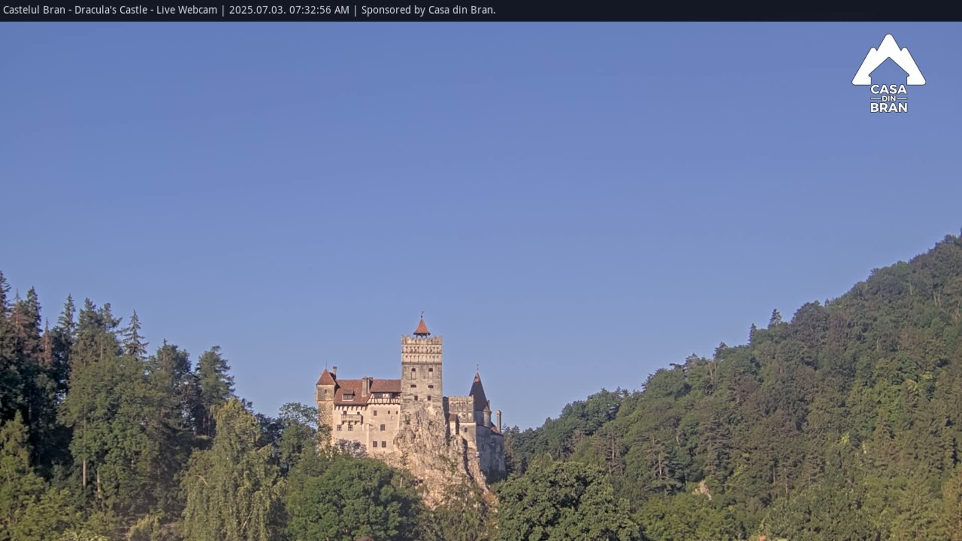 Bran, Dracula's Castle ( Castelul Bran) Live Cam - Bran, Braşov, Romania