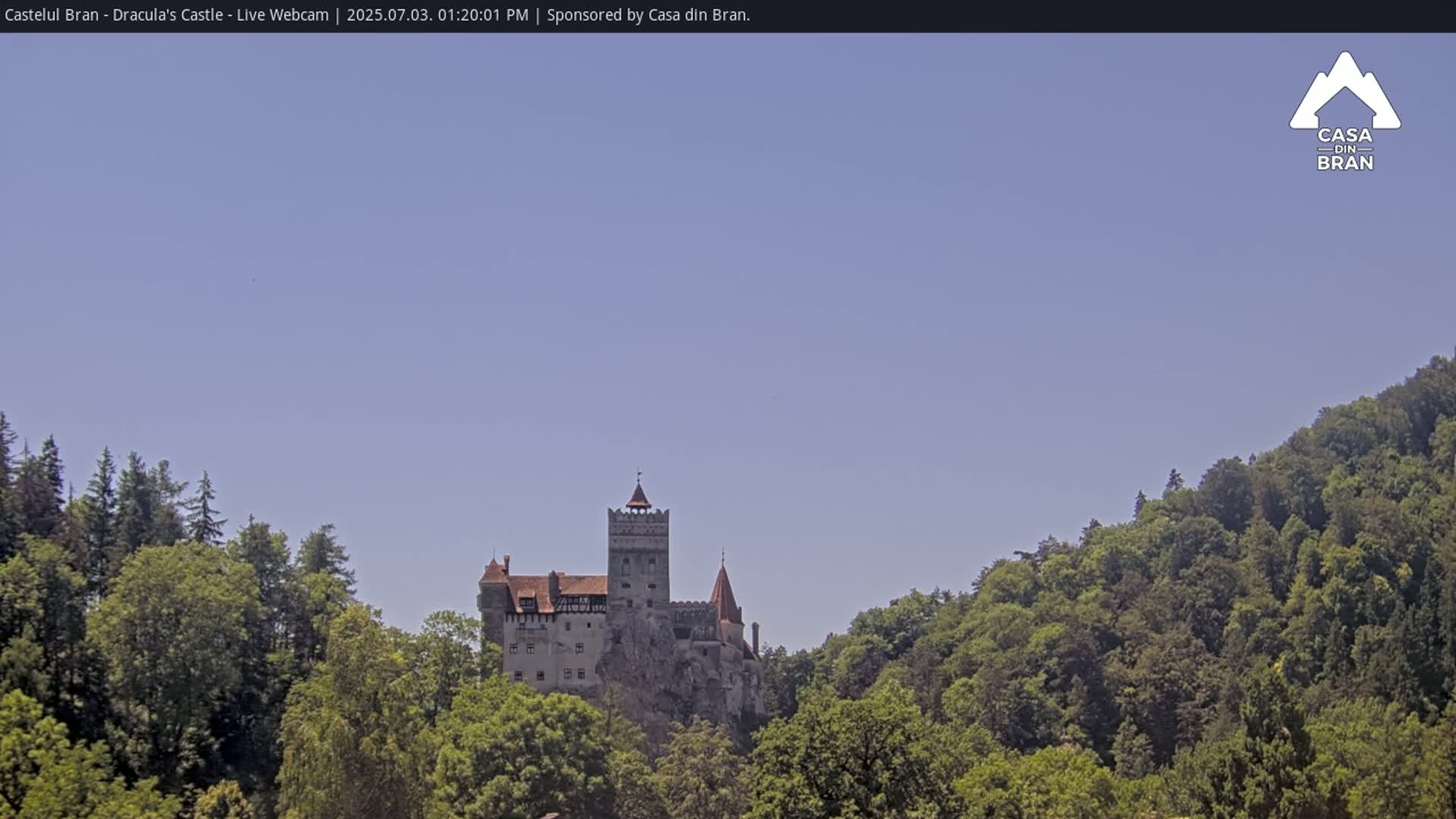 Bran, Dracula's Castle ( Castelul Bran) Live Cam - Bran, Braşov, Romania