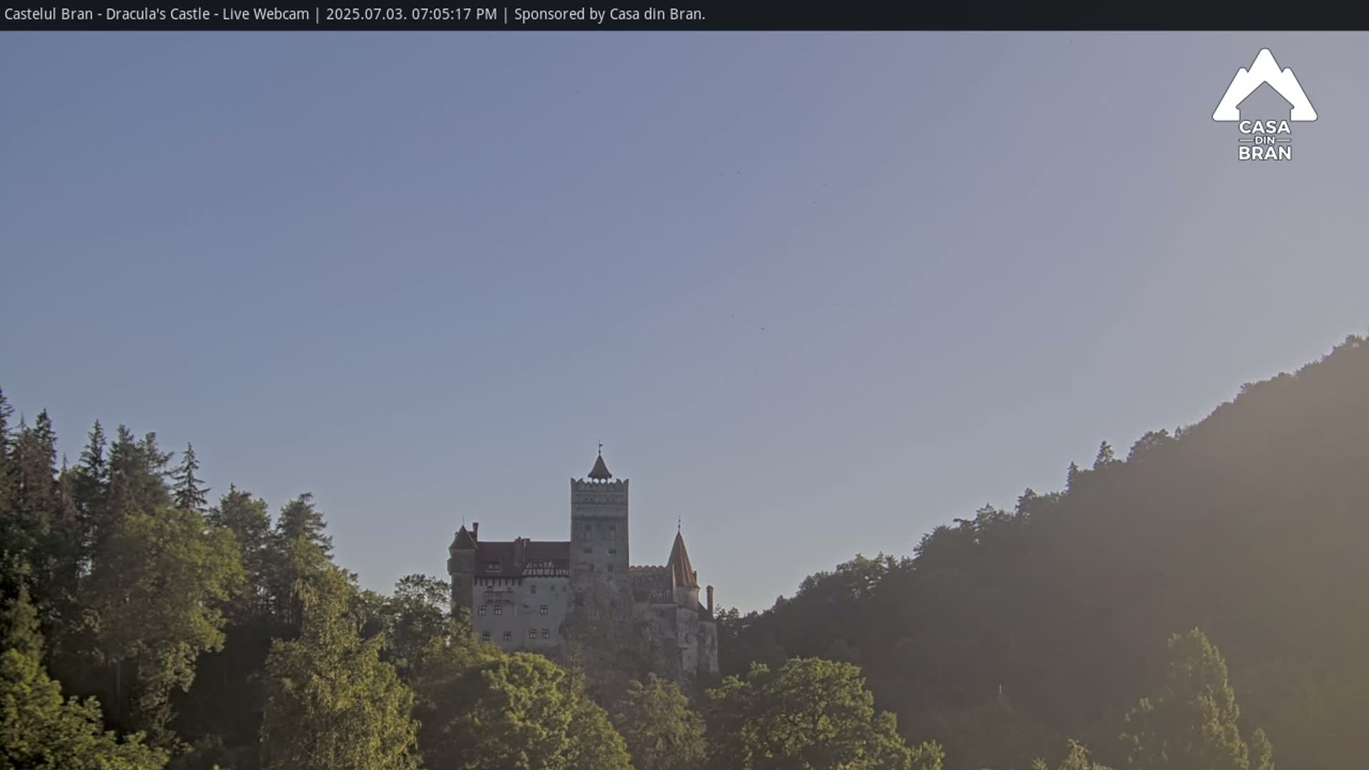 Bran, Dracula's Castle ( Castelul Bran) Live Cam - Bran, Braşov, Romania
