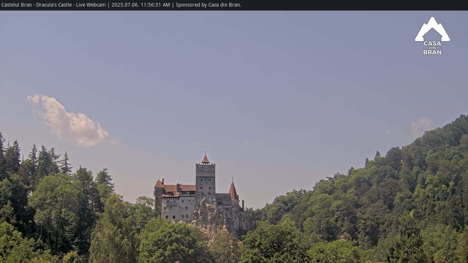 Bran, Dracula's Castle ( Castelul Bran) Live Cam - Bran, Braşov, Romania