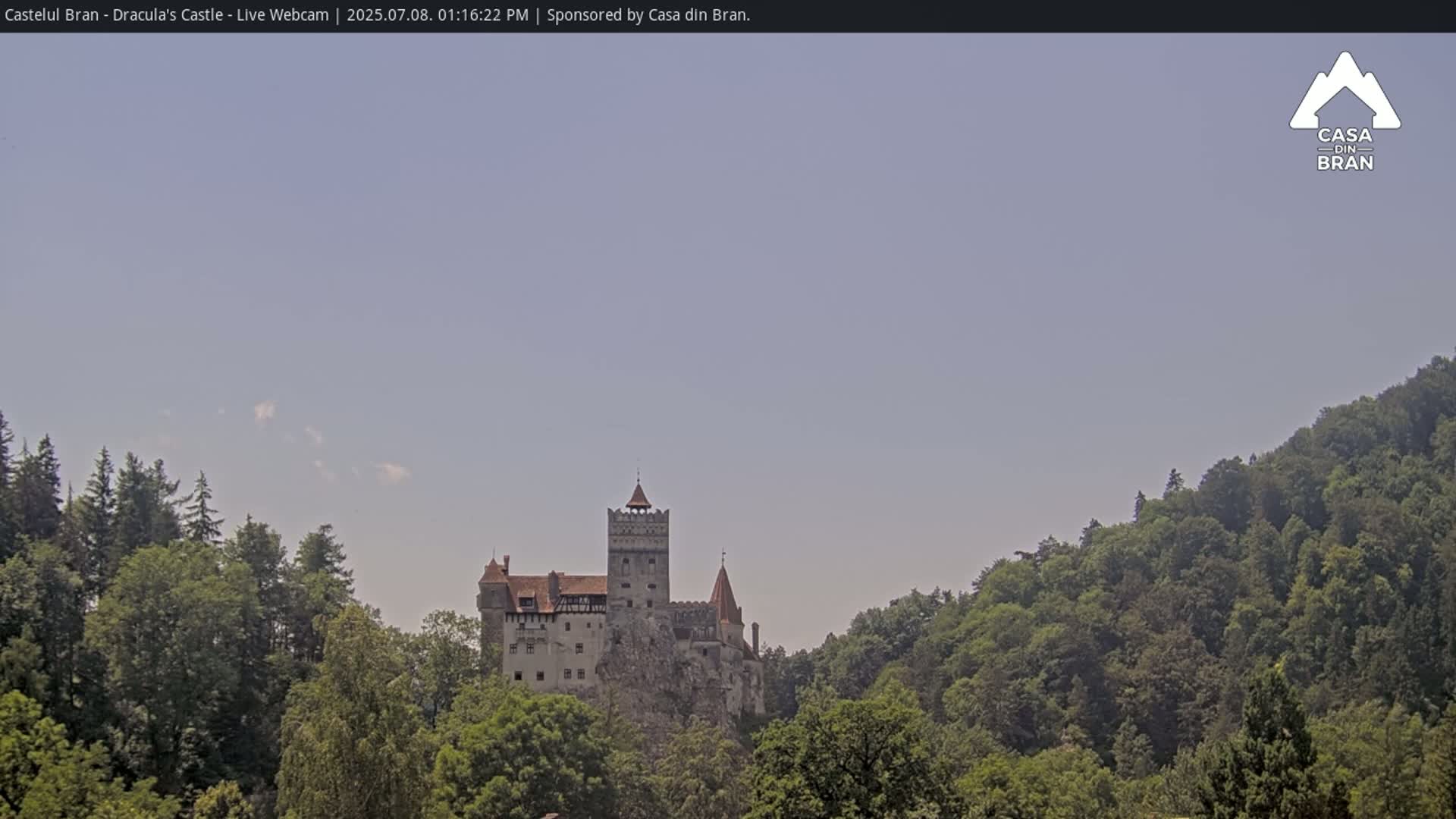 Bran, Dracula's Castle ( Castelul Bran) Live Cam - Bran, Braşov, Romania