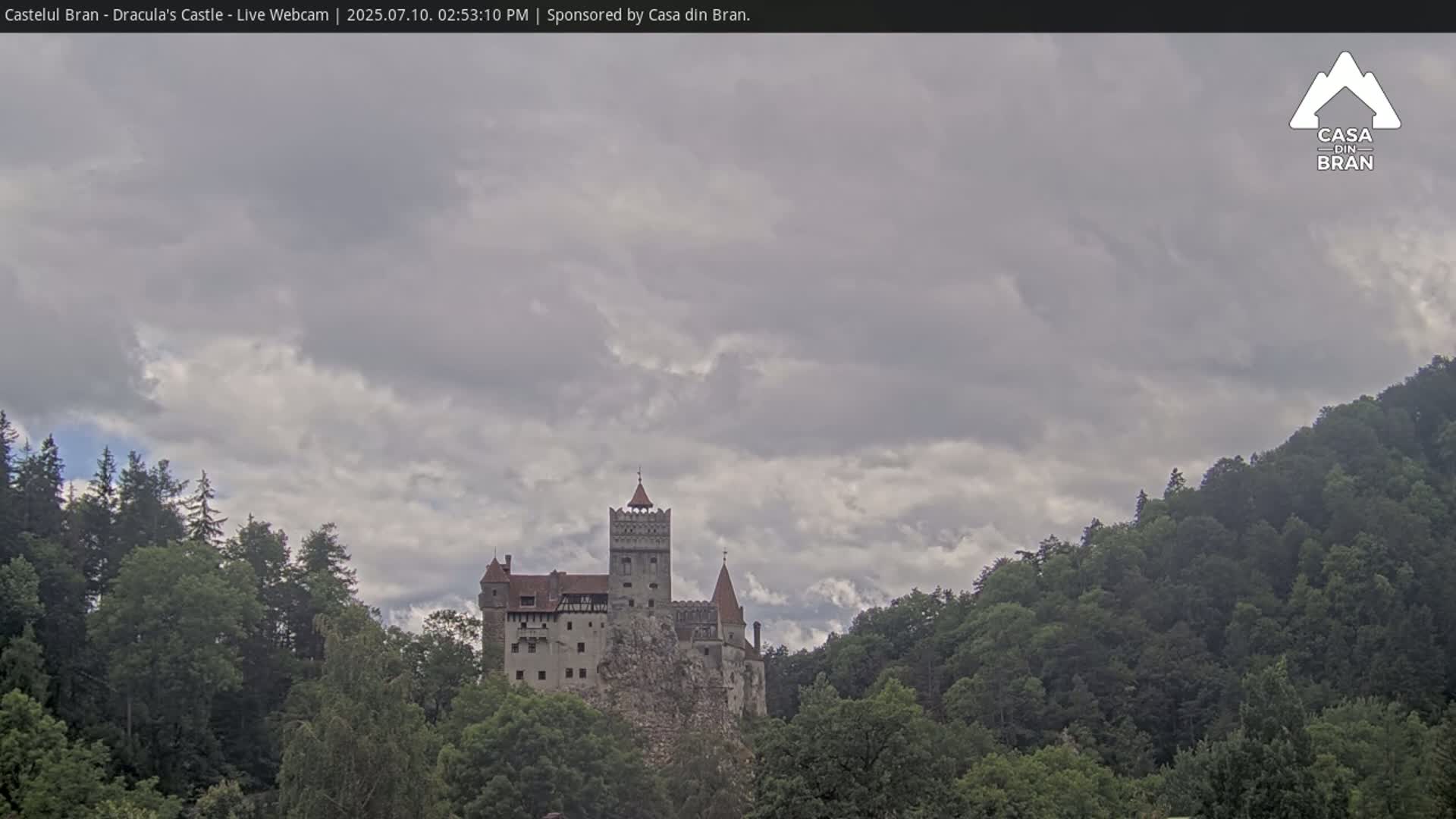 Bran, Dracula's Castle ( Castelul Bran) Live Cam - Bran, Braşov, Romania