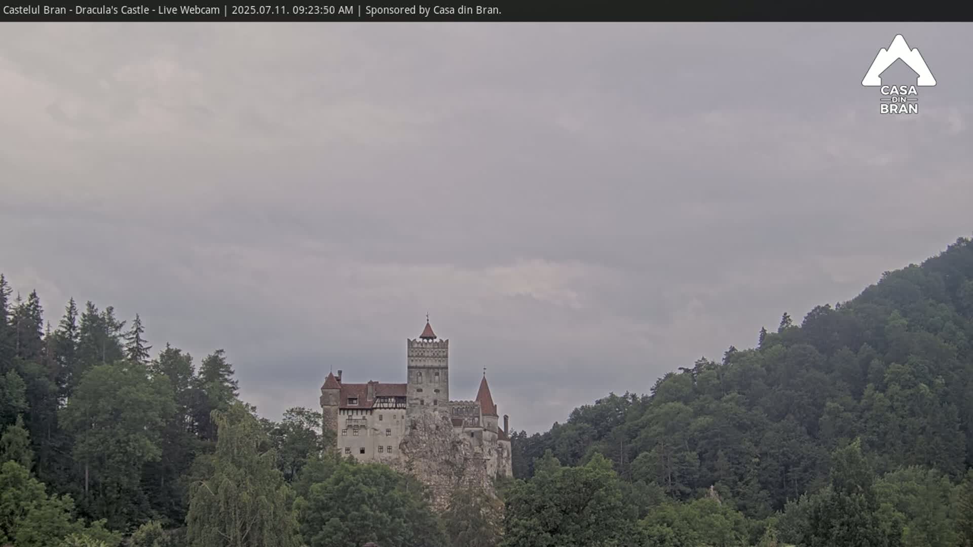 Bran, Dracula's Castle ( Castelul Bran) Live Cam - Bran, Braşov, Romania