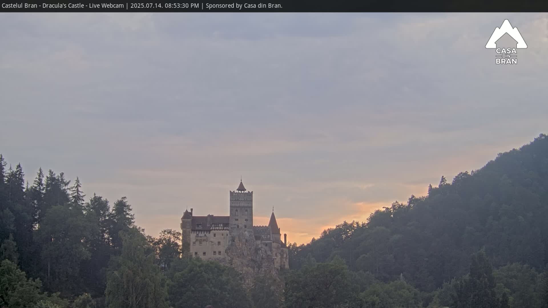 Bran, Dracula's Castle ( Castelul Bran) Live Cam - Bran, Braşov, Romania