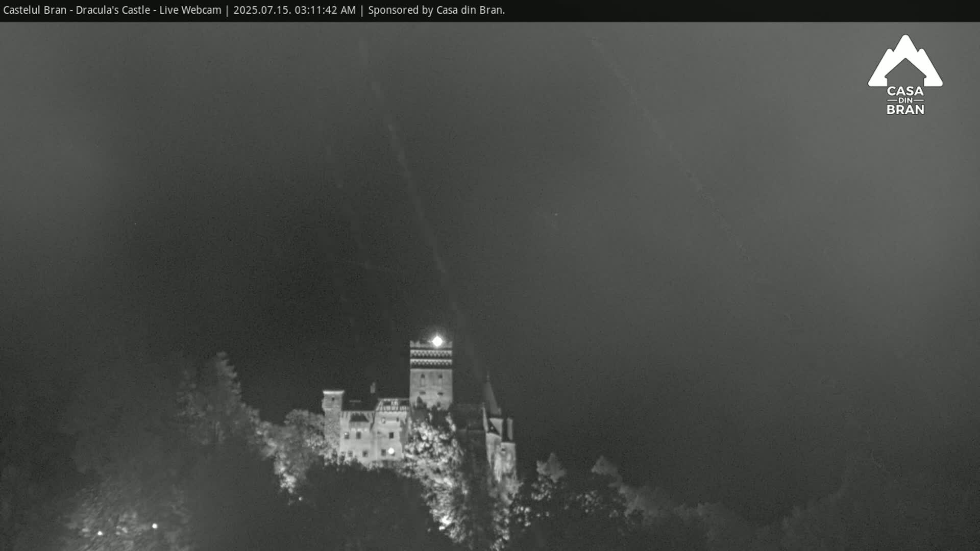Bran, Dracula's Castle ( Castelul Bran) Live Cam - Bran, Braşov, Romania