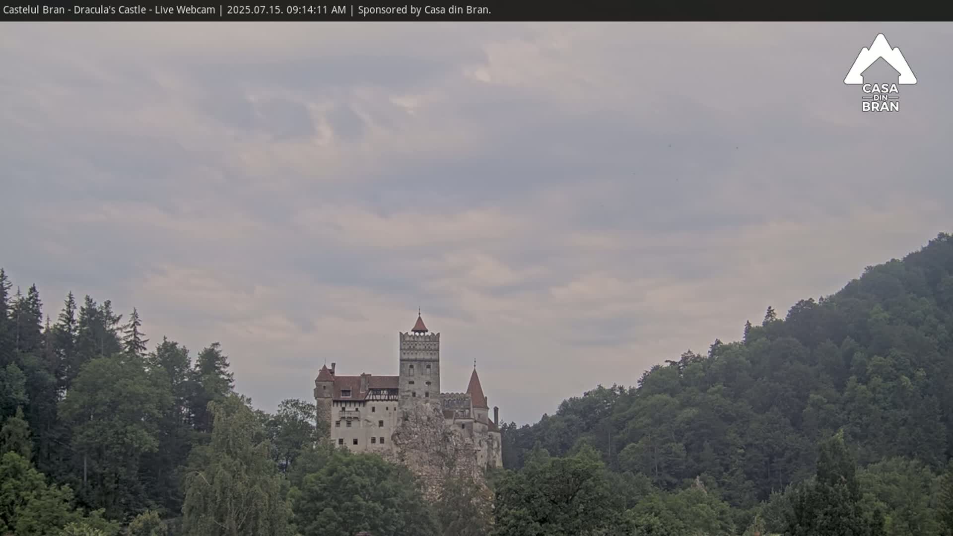 Bran, Dracula's Castle ( Castelul Bran) Live Cam - Bran, Braşov, Romania