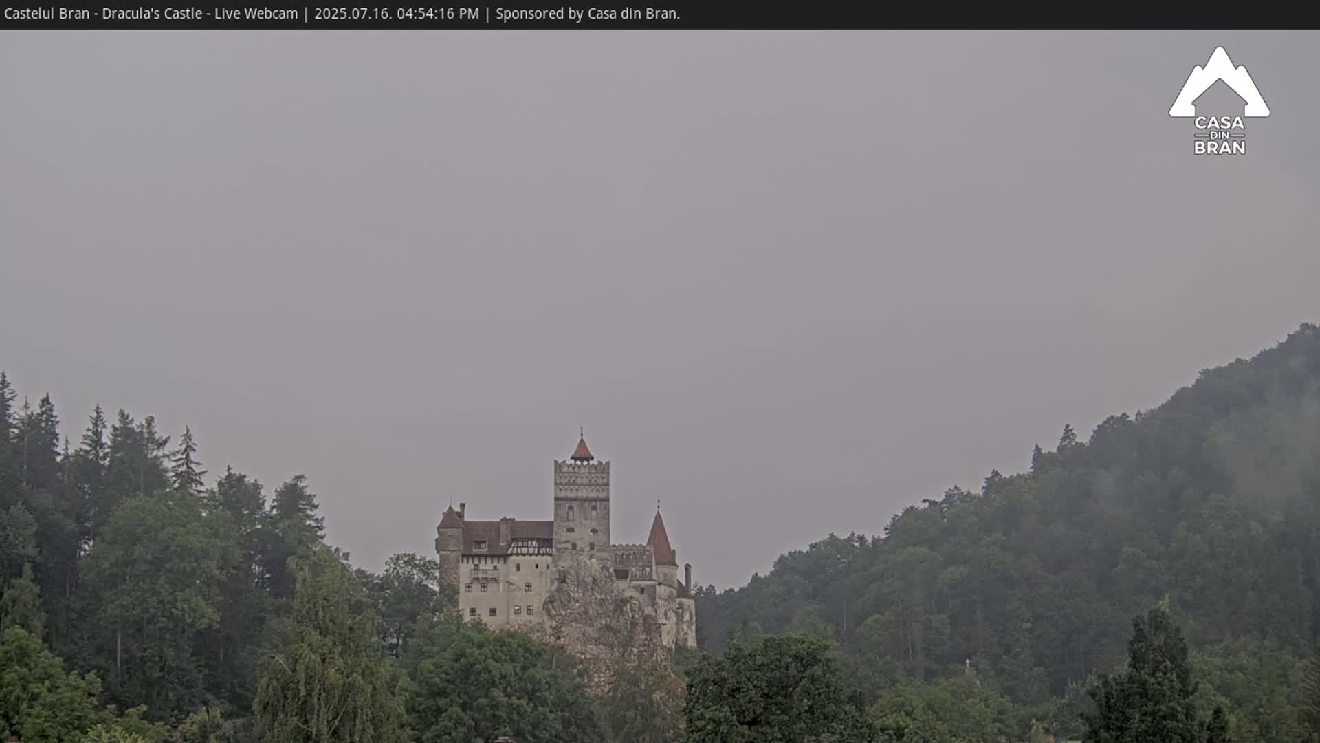 Bran, Dracula's Castle ( Castelul Bran) Live Cam - Bran, Braşov, Romania