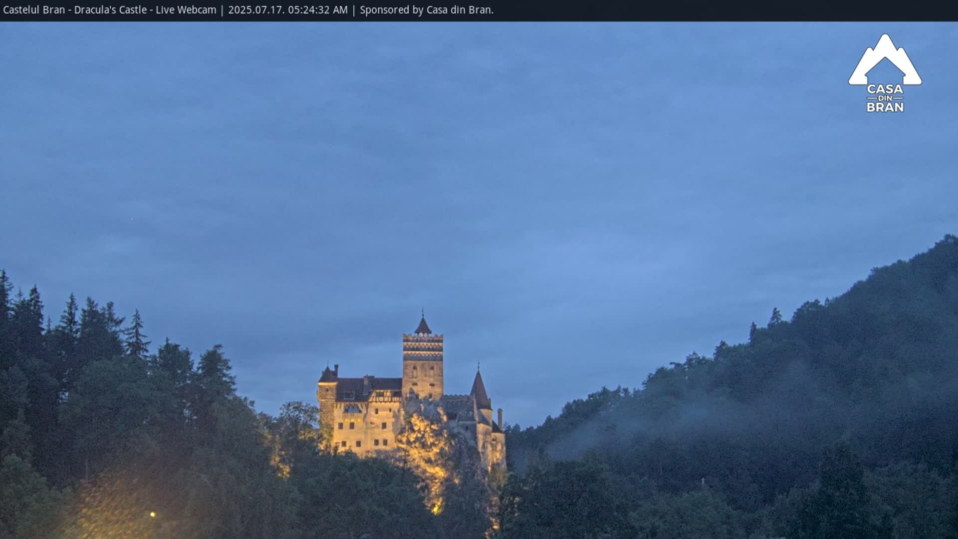 Bran, Dracula's Castle ( Castelul Bran) Live Cam - Bran, Braşov, Romania