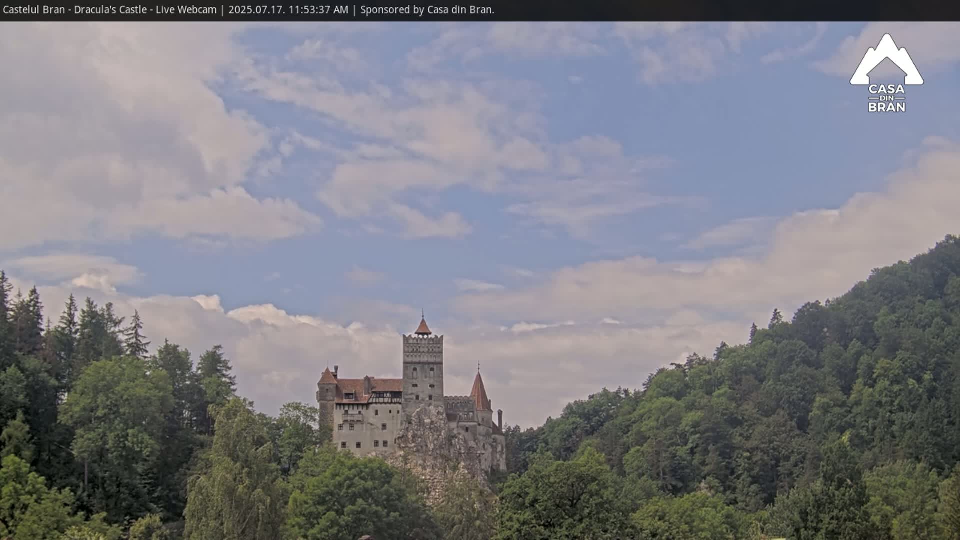 Bran, Dracula's Castle ( Castelul Bran) Live Cam - Bran, Braşov, Romania