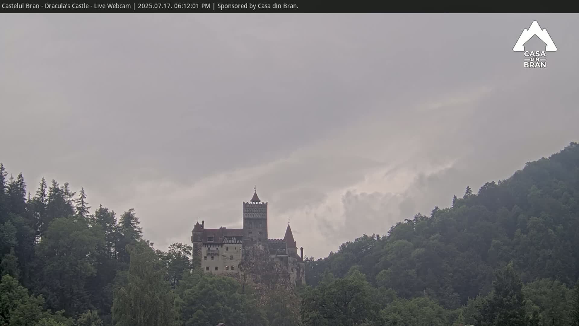 Bran, Dracula's Castle ( Castelul Bran) Live Cam - Bran, Braşov, Romania