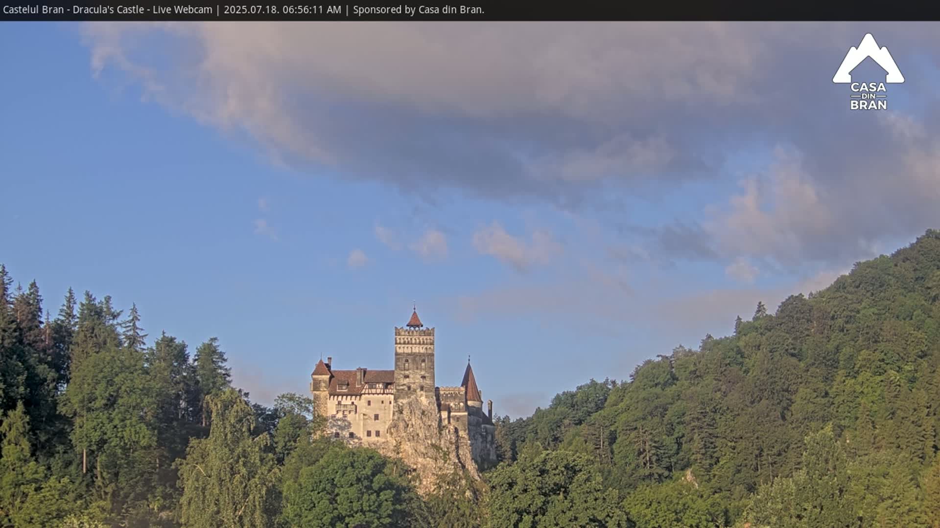 Bran, Dracula's Castle ( Castelul Bran) Live Cam - Bran, Braşov, Romania