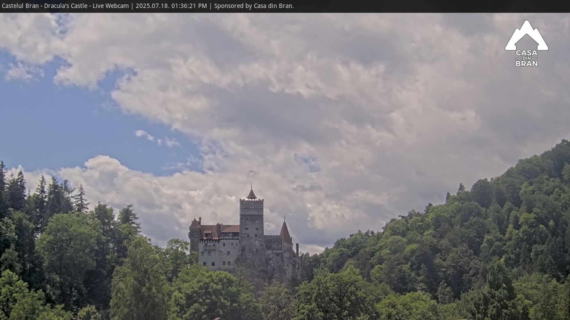 Bran, Dracula's Castle ( Castelul Bran) Live Cam - Bran, Braşov, Romania