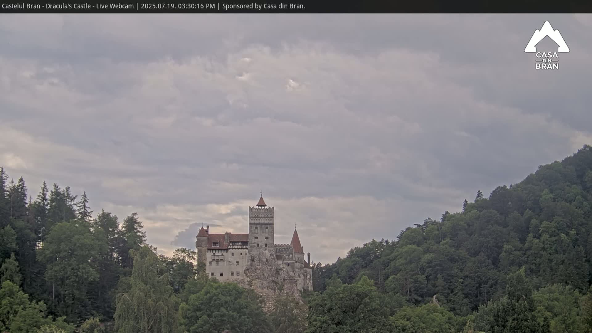 Bran, Dracula's Castle ( Castelul Bran) Live Cam - Bran, Braşov, Romania