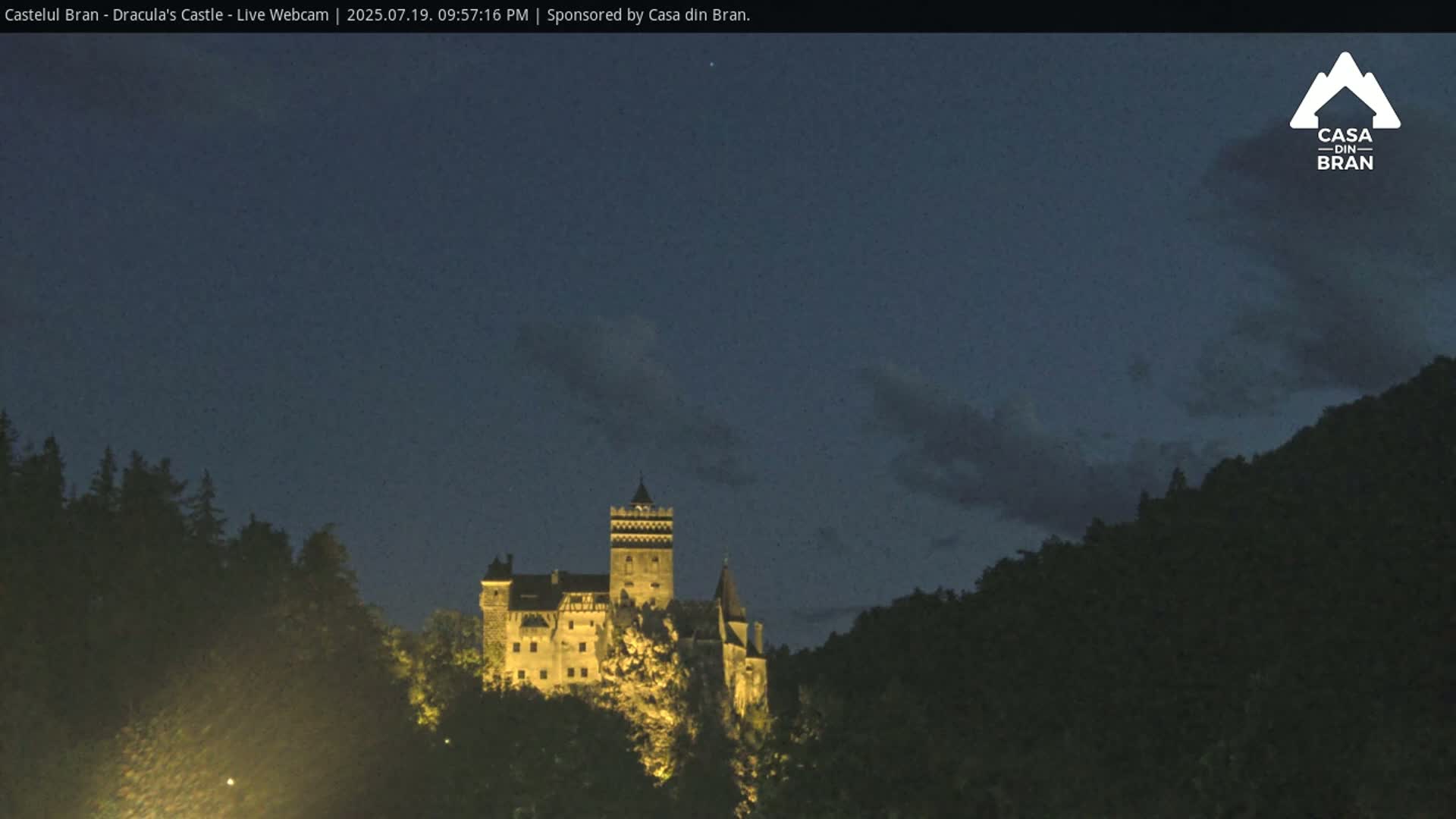 Bran, Dracula's Castle ( Castelul Bran) Live Cam - Bran, Braşov, Romania