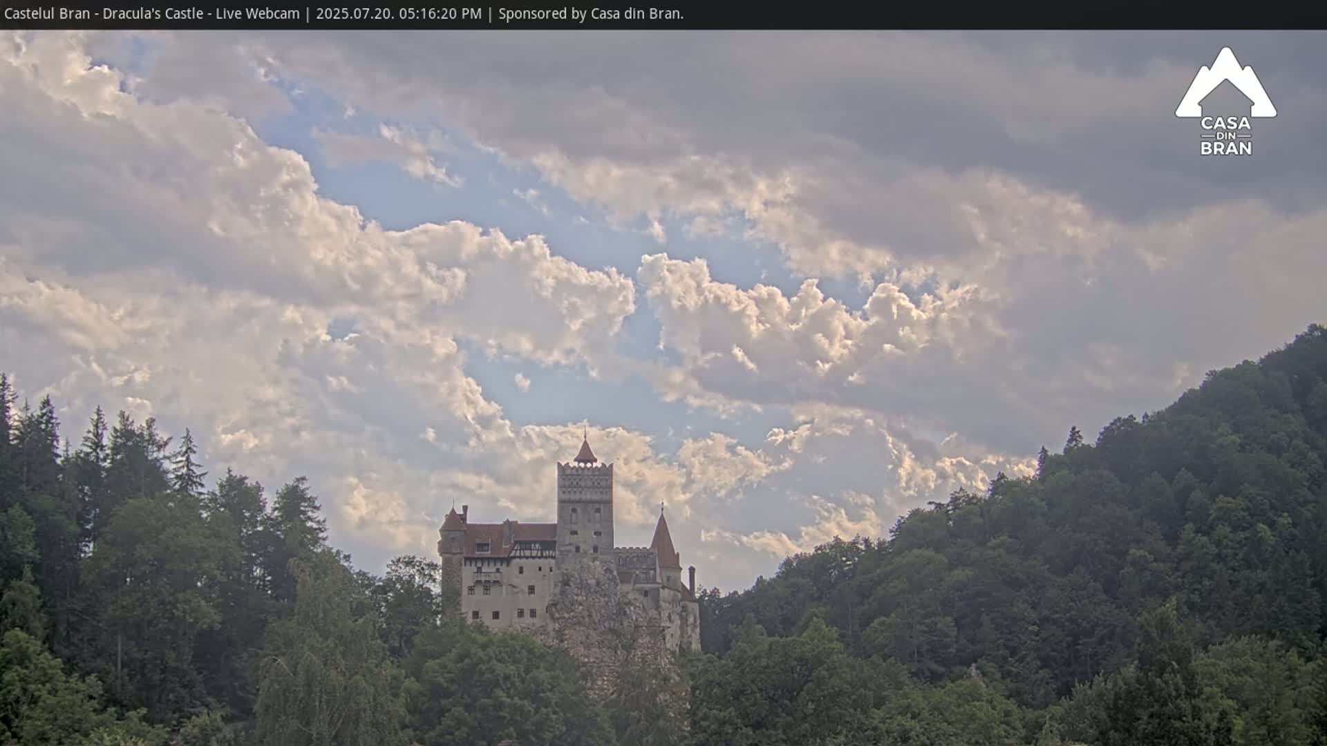 Bran, Dracula's Castle ( Castelul Bran) Live Cam - Bran, Braşov, Romania