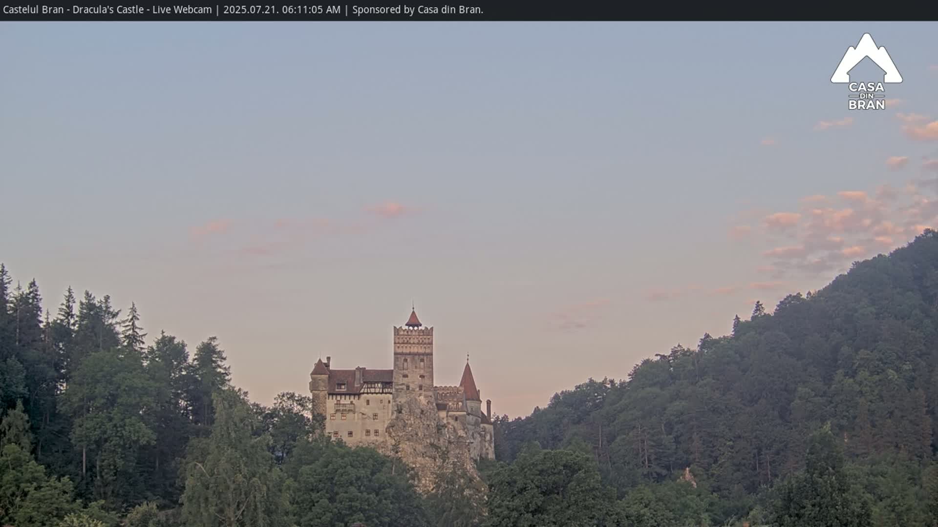 Bran, Dracula's Castle ( Castelul Bran) Live Cam - Bran, Braşov, Romania
