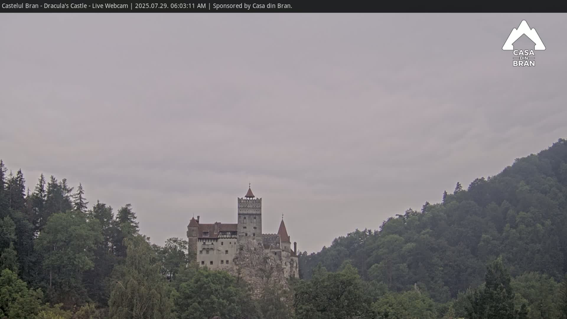 Bran, Dracula's Castle ( Castelul Bran) Live Cam - Bran, Braşov, Romania