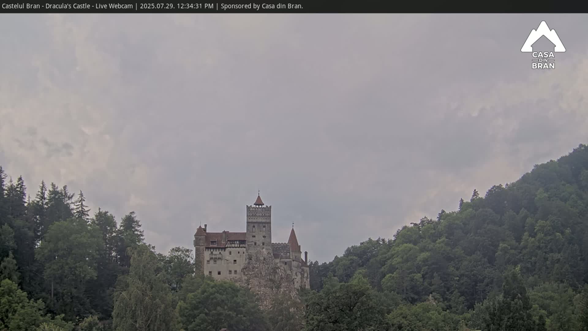Bran, Dracula's Castle ( Castelul Bran) Live Cam - Bran, Braşov, Romania