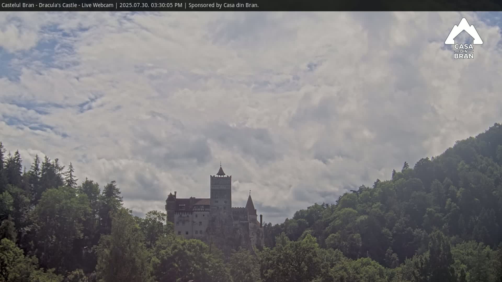 Bran, Dracula's Castle ( Castelul Bran) Live Cam - Bran, Braşov, Romania