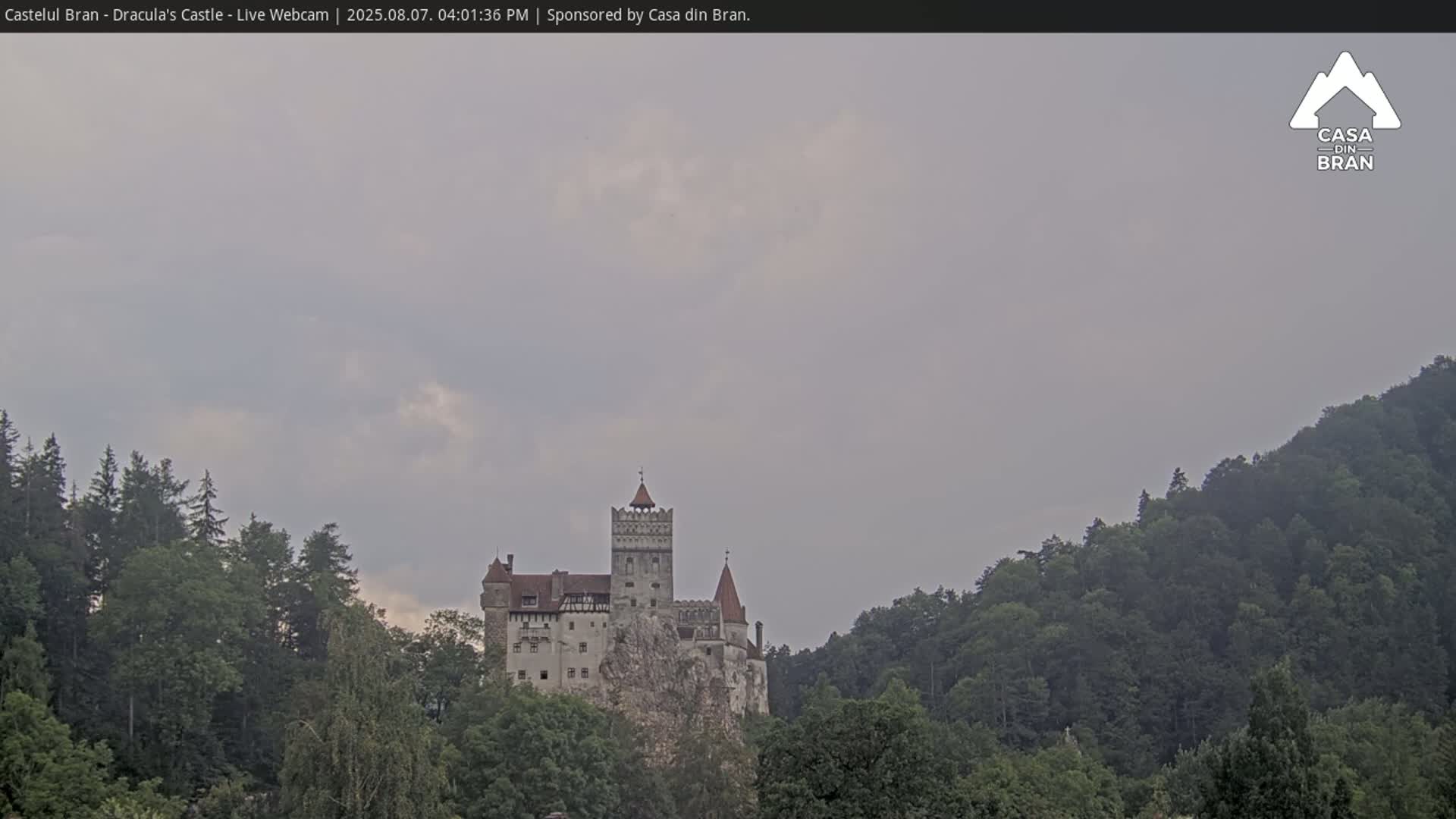 Bran, Dracula's Castle ( Castelul Bran) Live Cam - Bran, Braşov, Romania