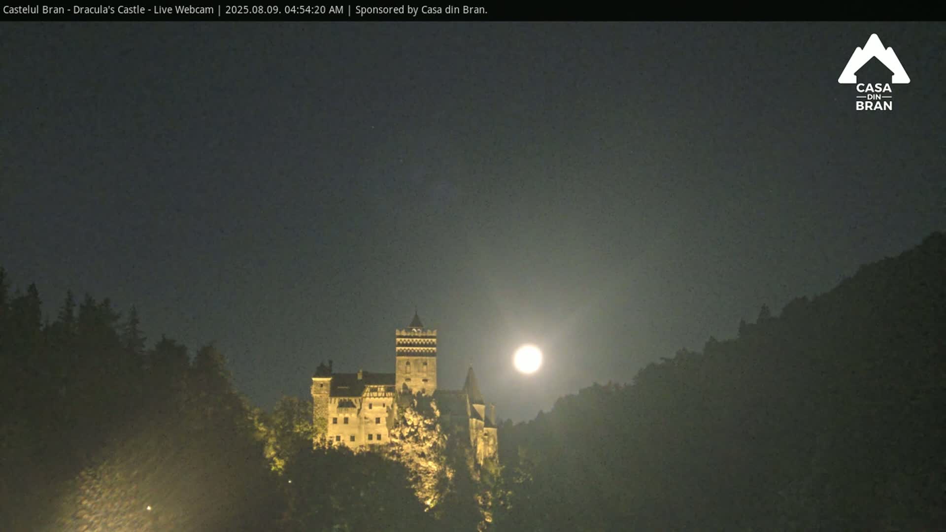 Bran, Dracula's Castle ( Castelul Bran) Live Cam - Bran, Braşov, Romania