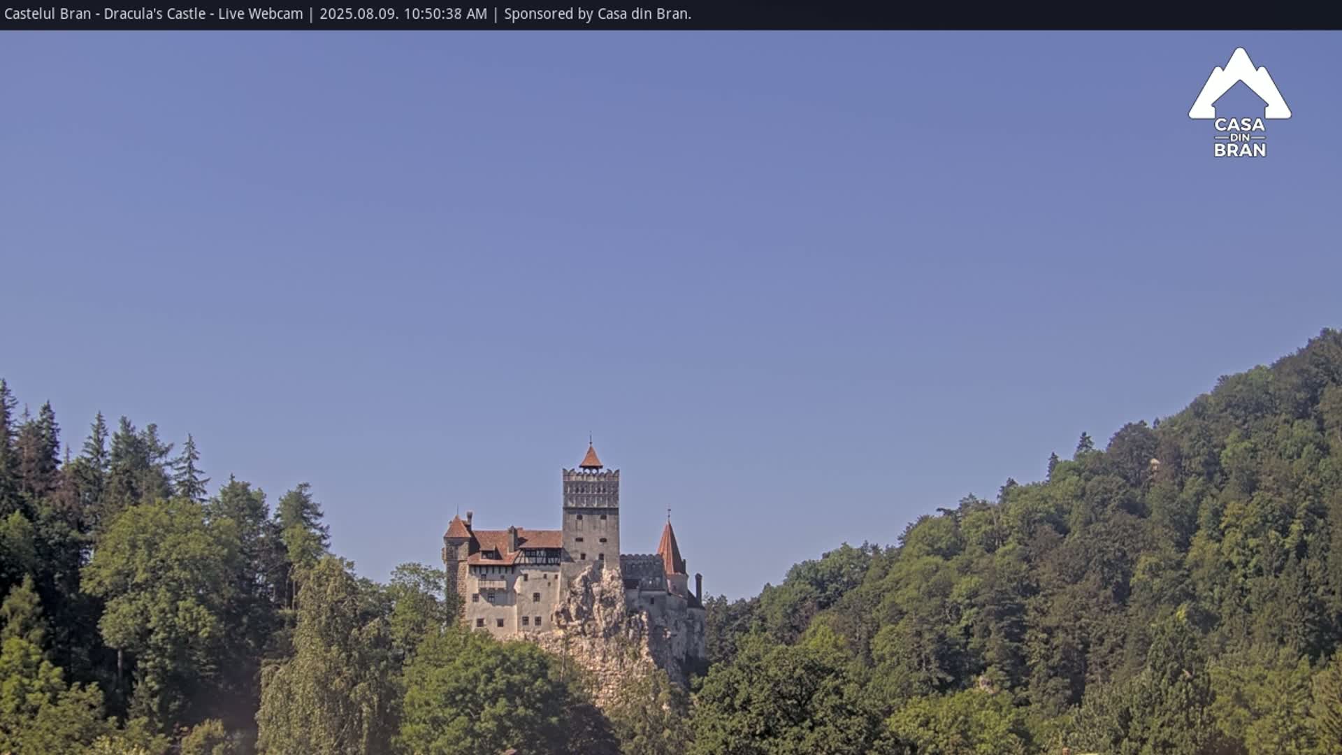 Bran, Dracula's Castle ( Castelul Bran) Live Cam - Bran, Braşov, Romania