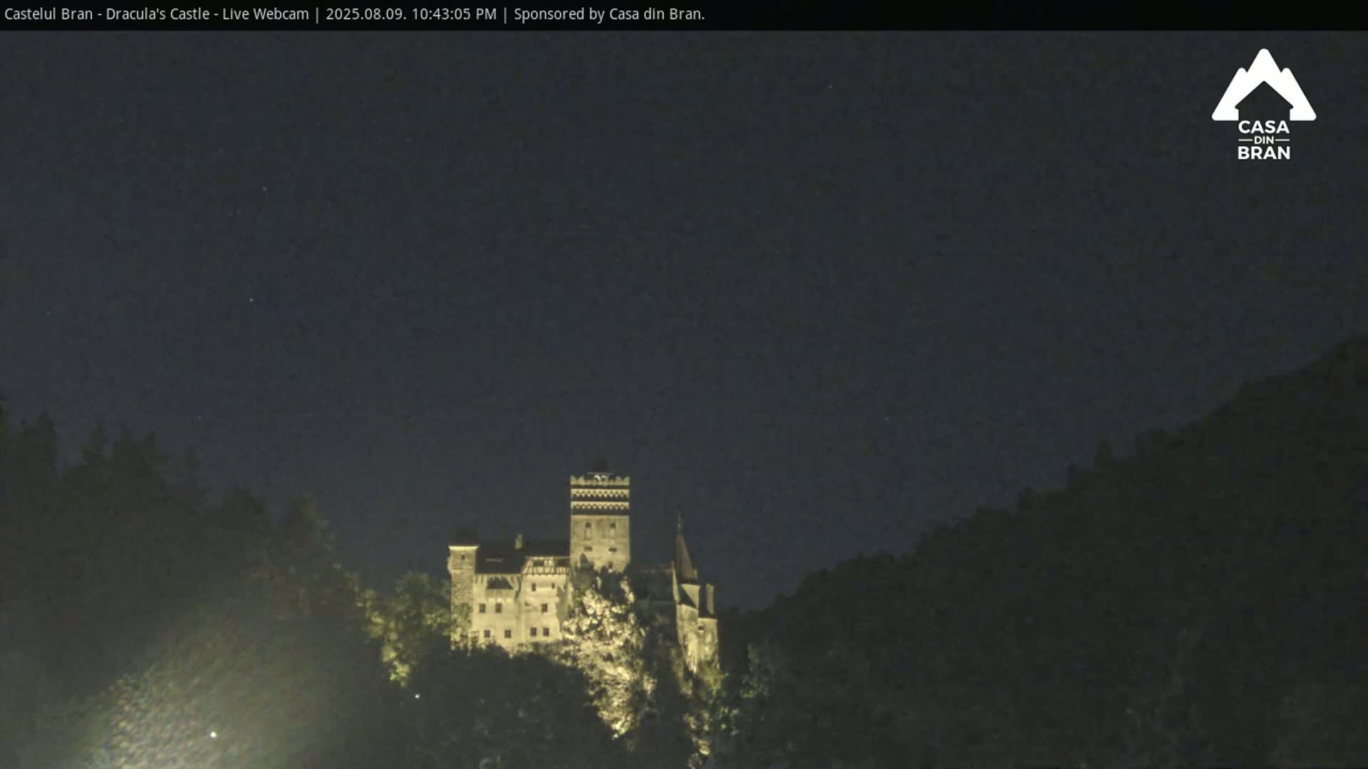 Bran, Dracula's Castle ( Castelul Bran) Live Cam - Bran, Braşov, Romania
