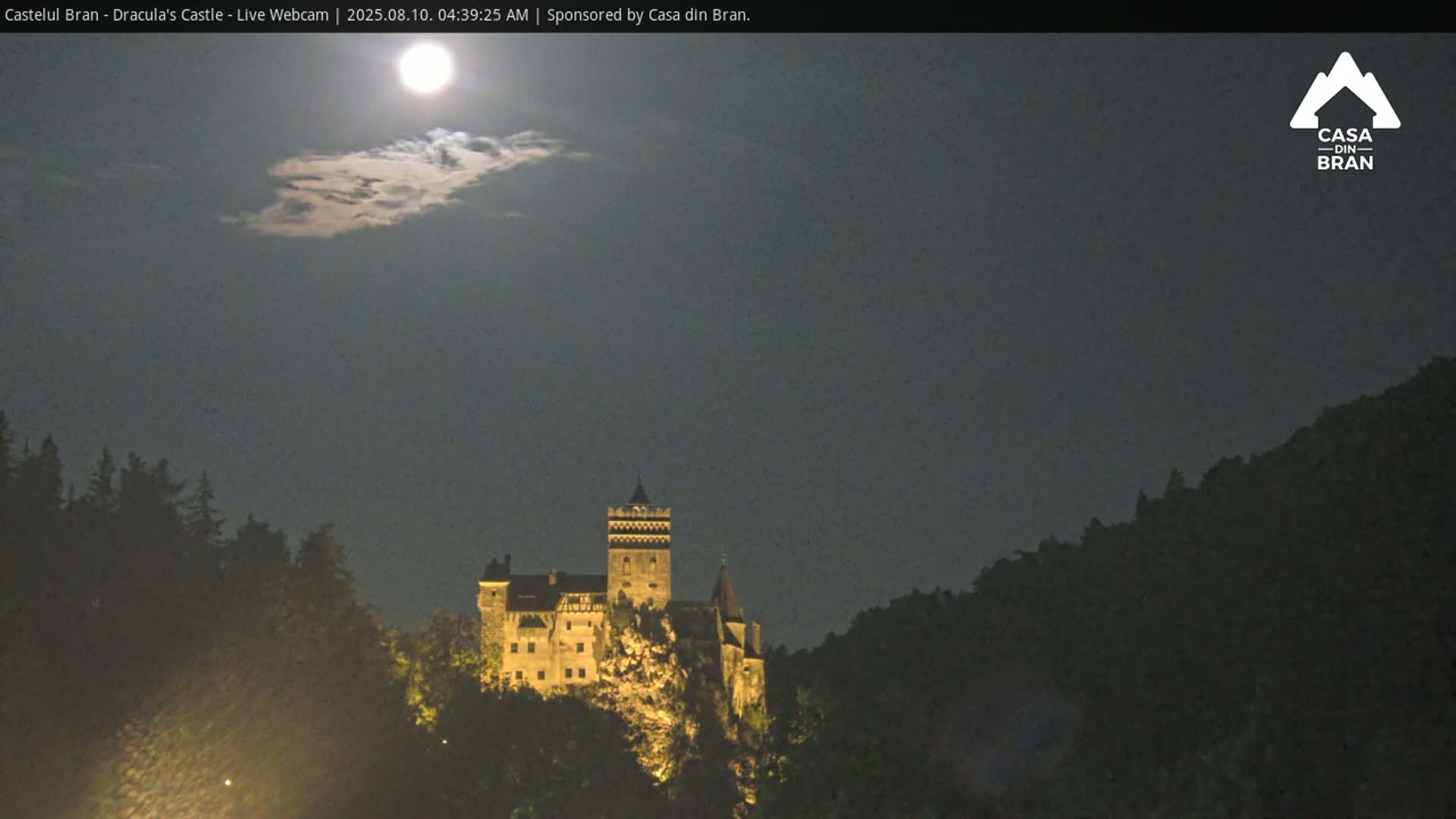 Bran, Dracula's Castle ( Castelul Bran) Live Cam - Bran, Braşov, Romania
