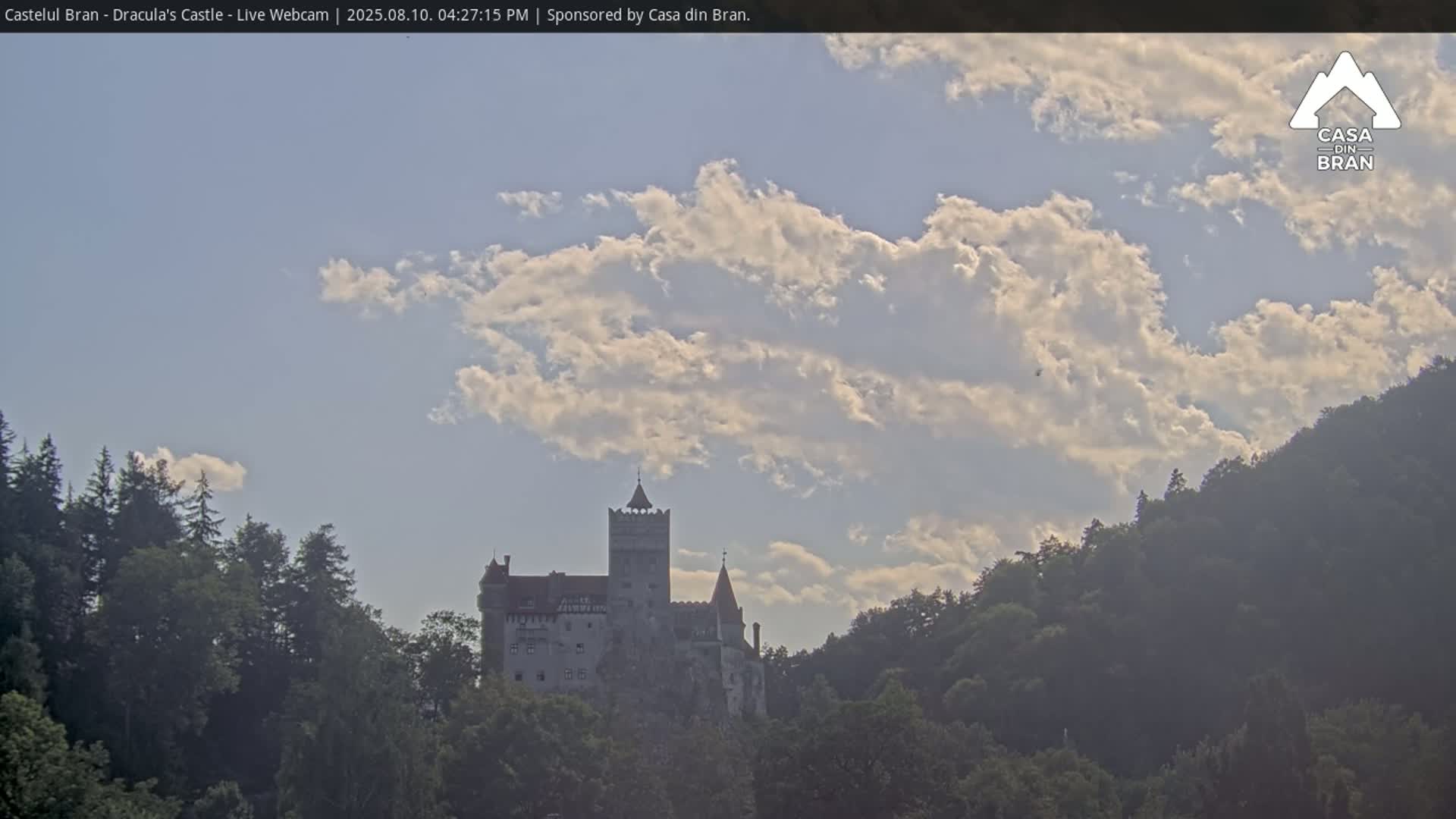 Bran, Dracula's Castle ( Castelul Bran) Live Cam - Bran, Braşov, Romania
