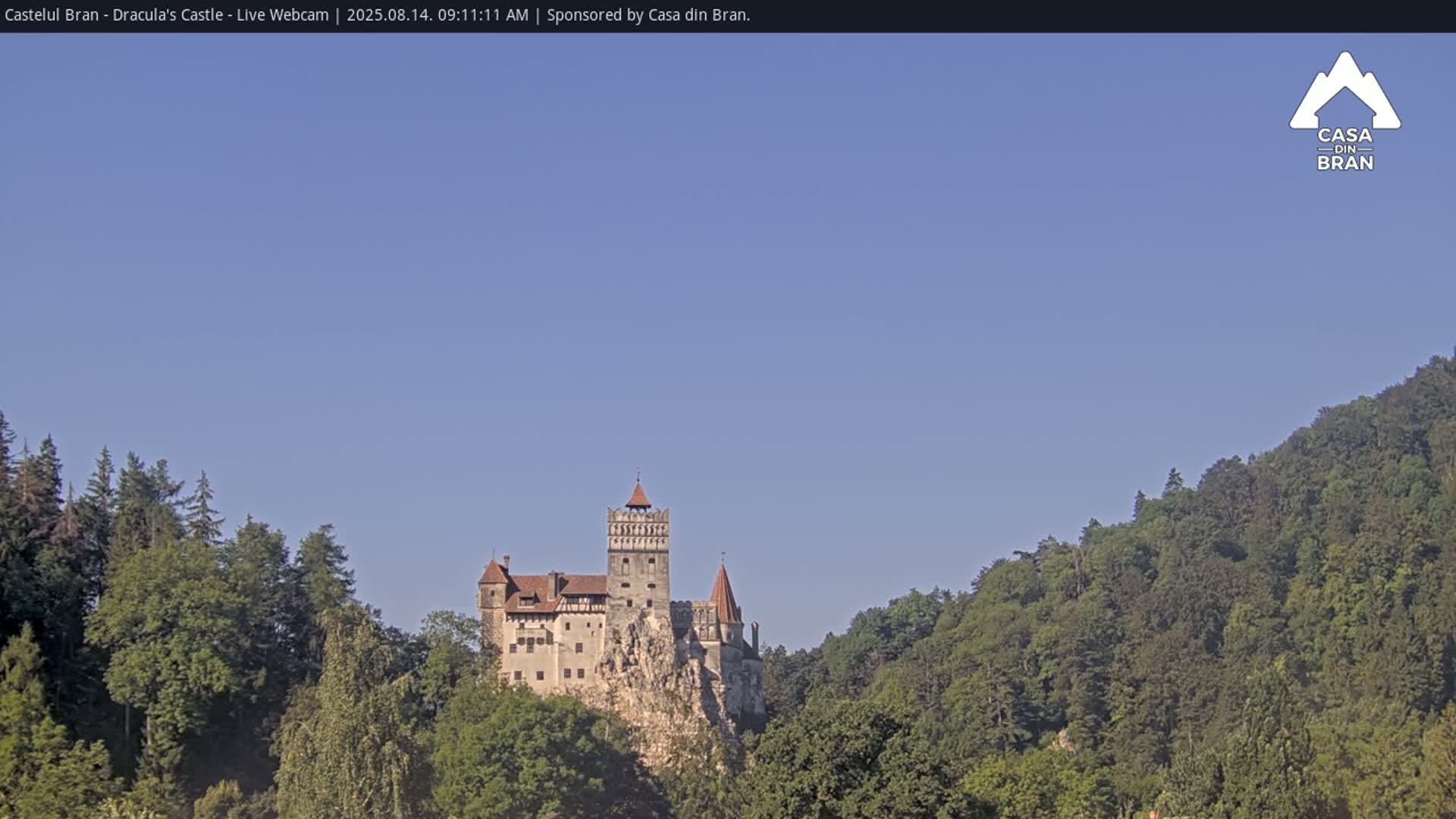 Bran, Dracula's Castle ( Castelul Bran) Live Cam - Bran, Braşov, Romania