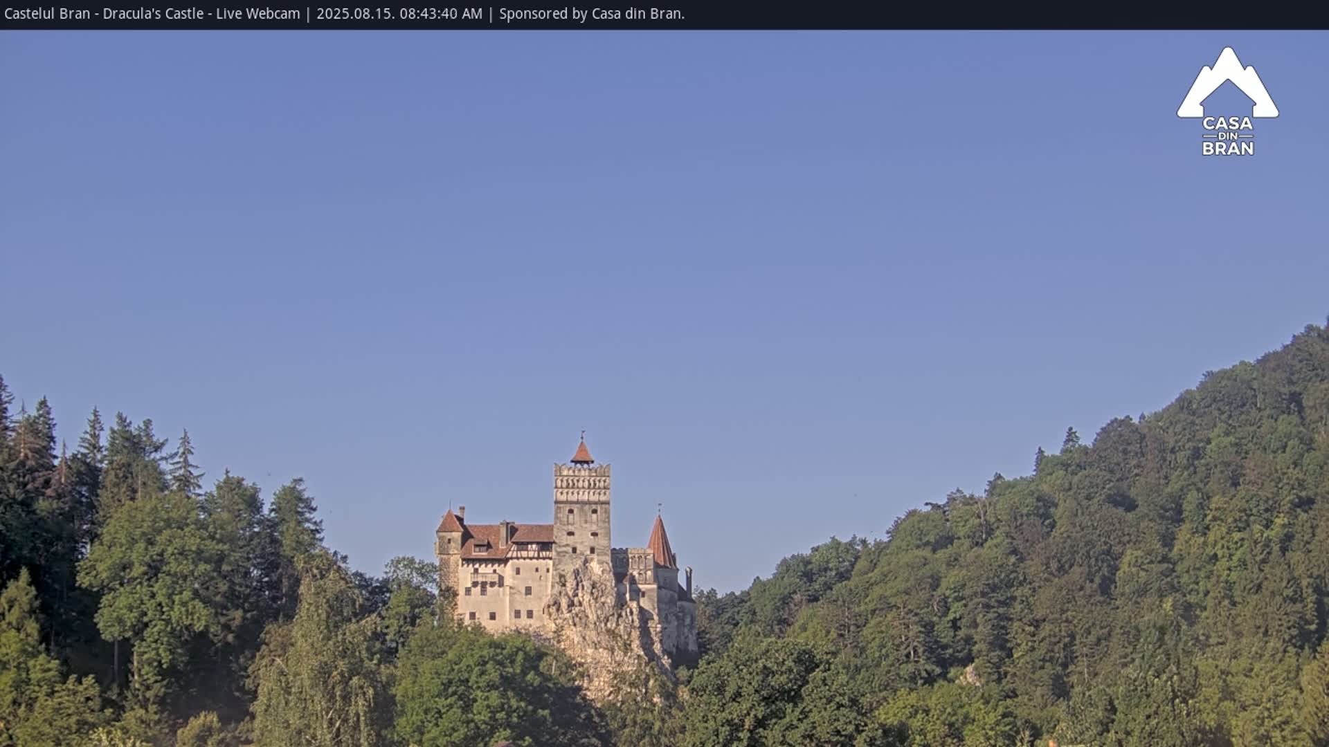 Bran, Dracula's Castle ( Castelul Bran) Live Cam - Bran, Braşov, Romania
