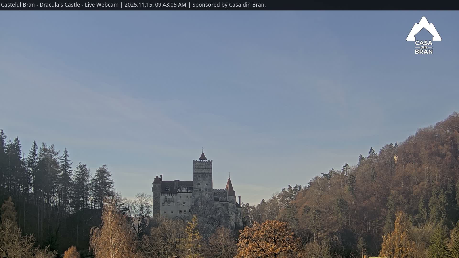 Bran, Dracula's Castle ( Castelul Bran) Live Cam - Bran, Braşov, Romania