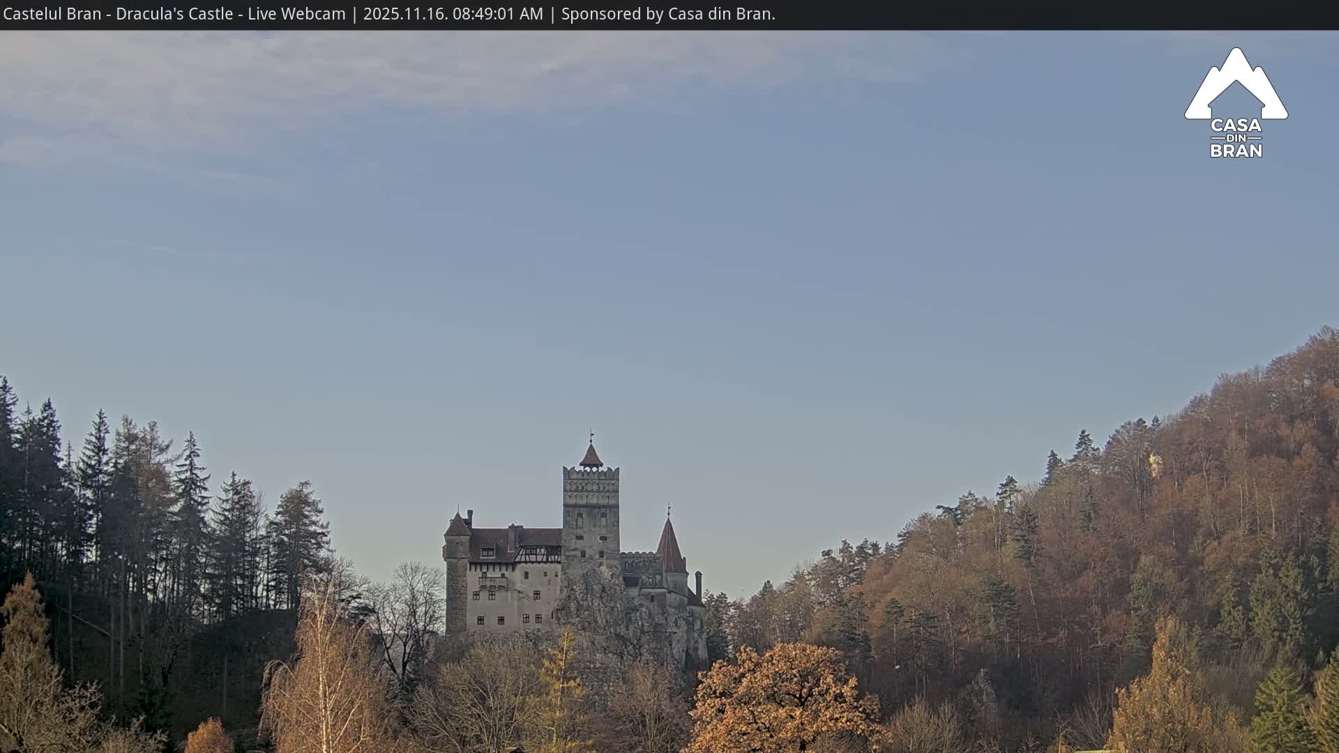 Bran, Dracula's Castle ( Castelul Bran) Live Cam - Bran, Braşov, Romania
